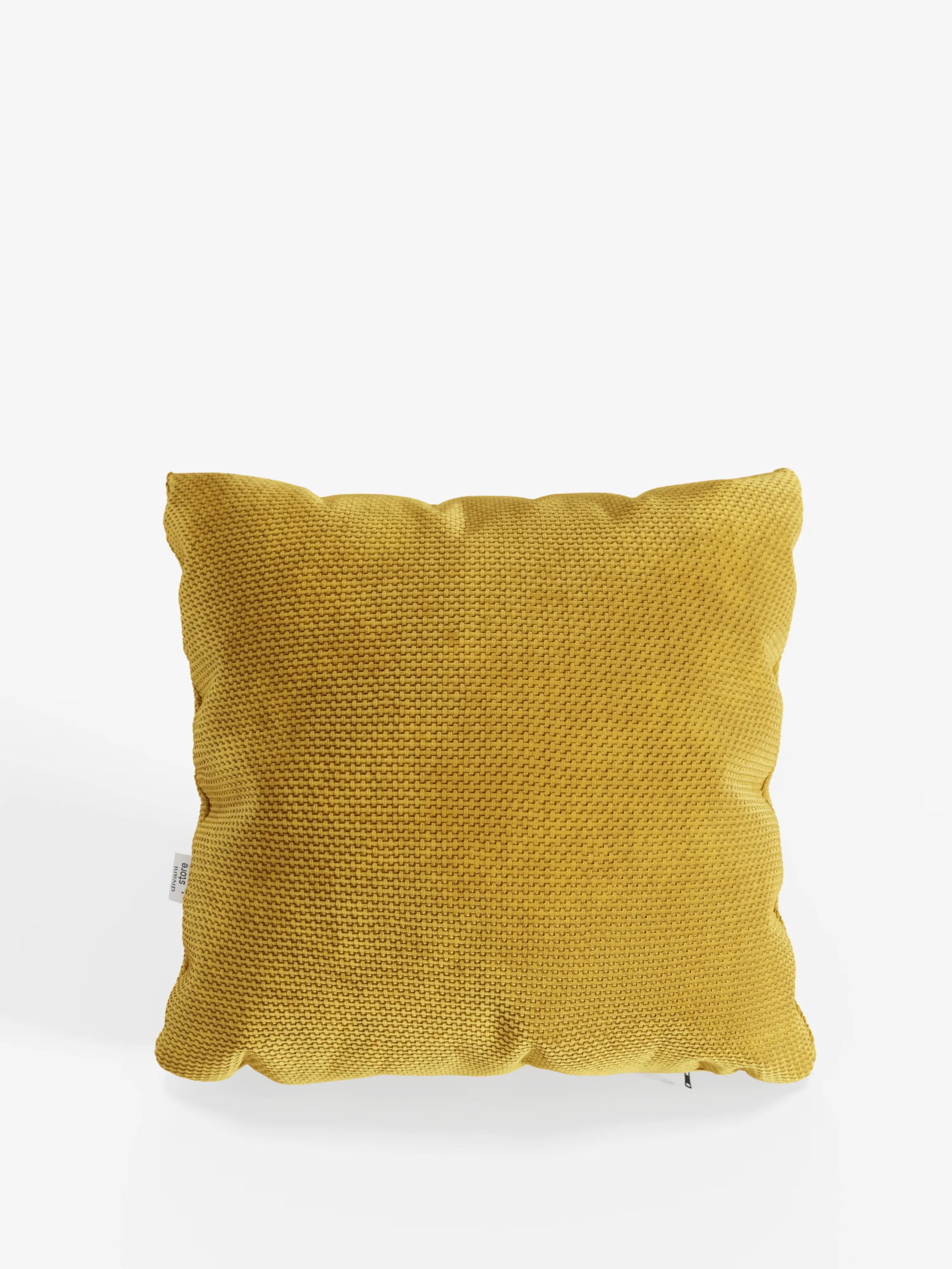Aston Decorative square padded cushion 45x45 in water-repellent chenille fabric