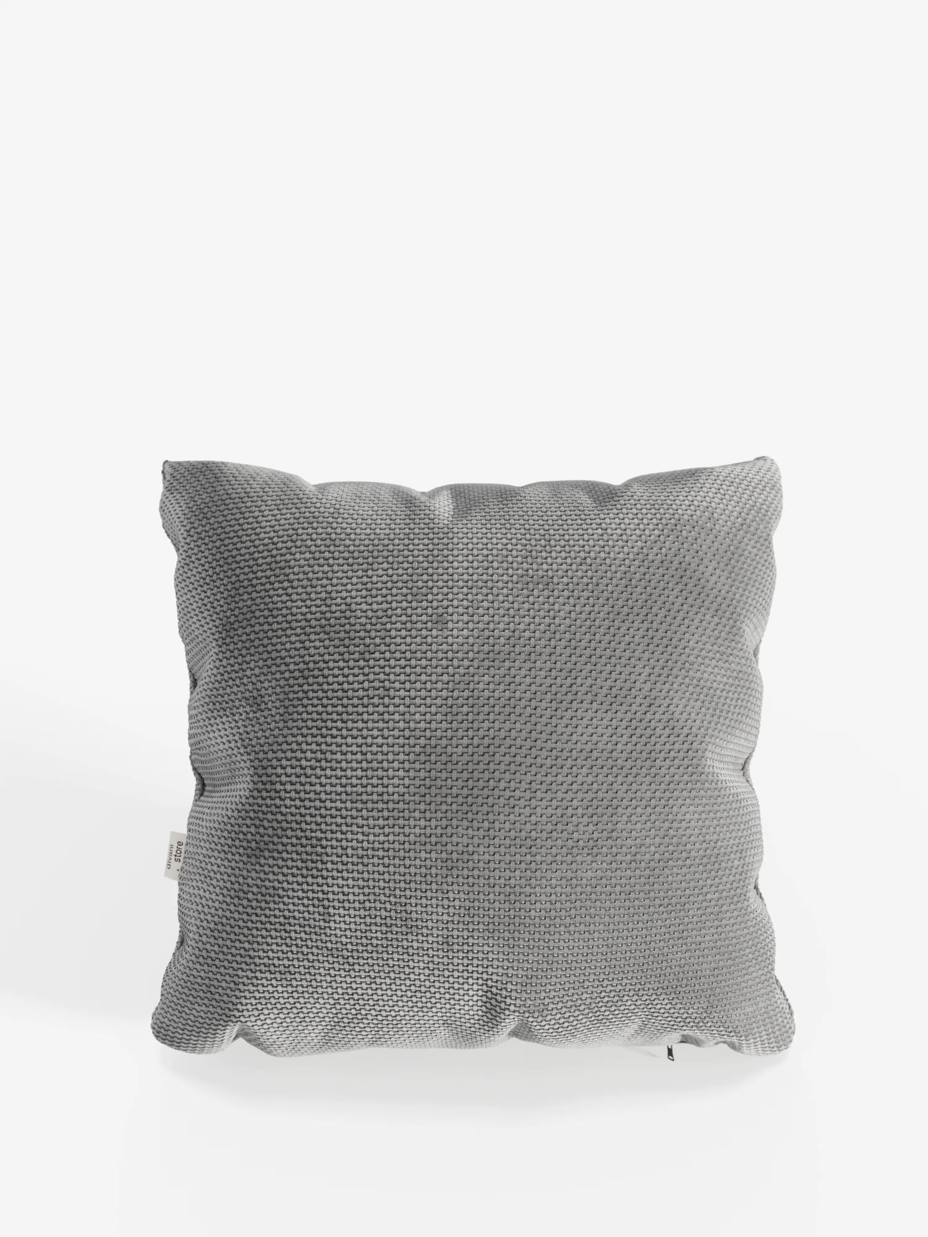 Aston Decorative square padded cushion 45x45 in water-repellent chenille fabric