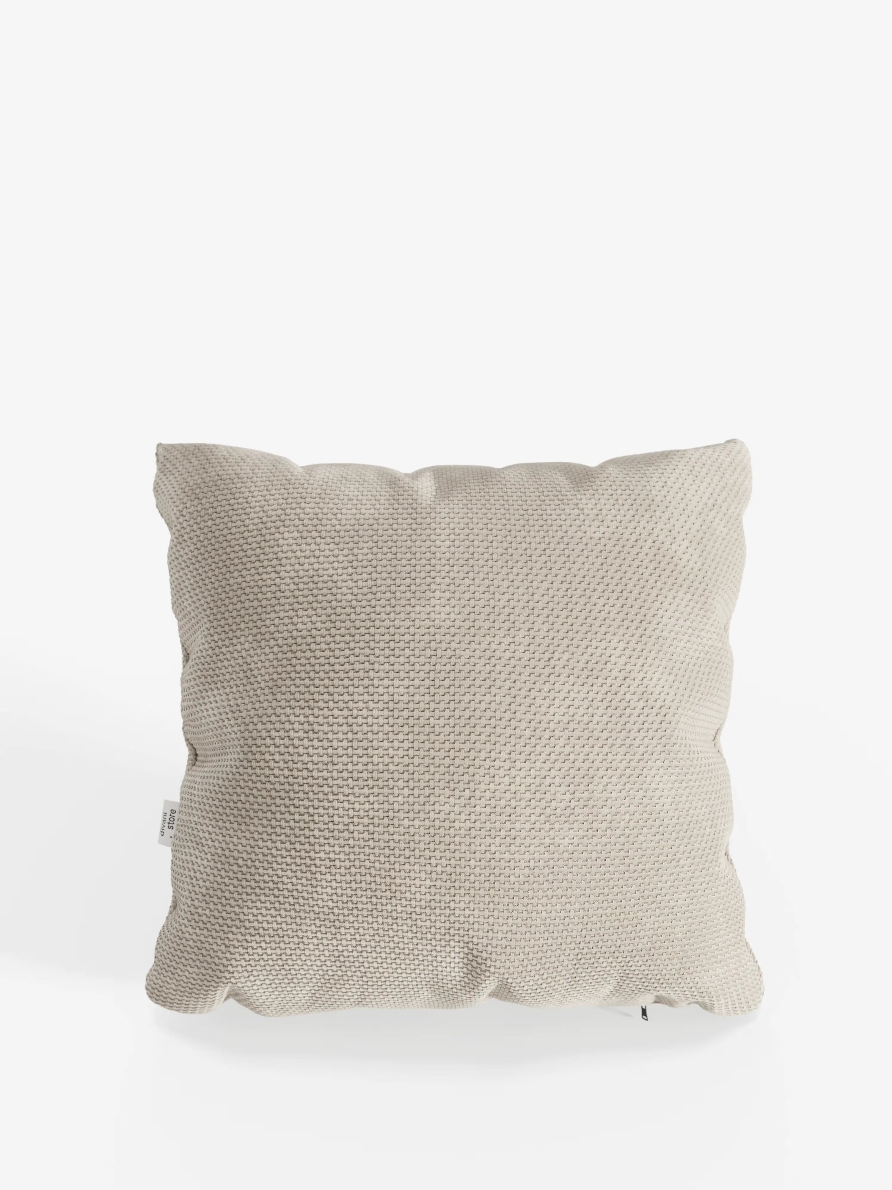 Aston Decorative square padded cushion 45x45 in water-repellent chenille fabric