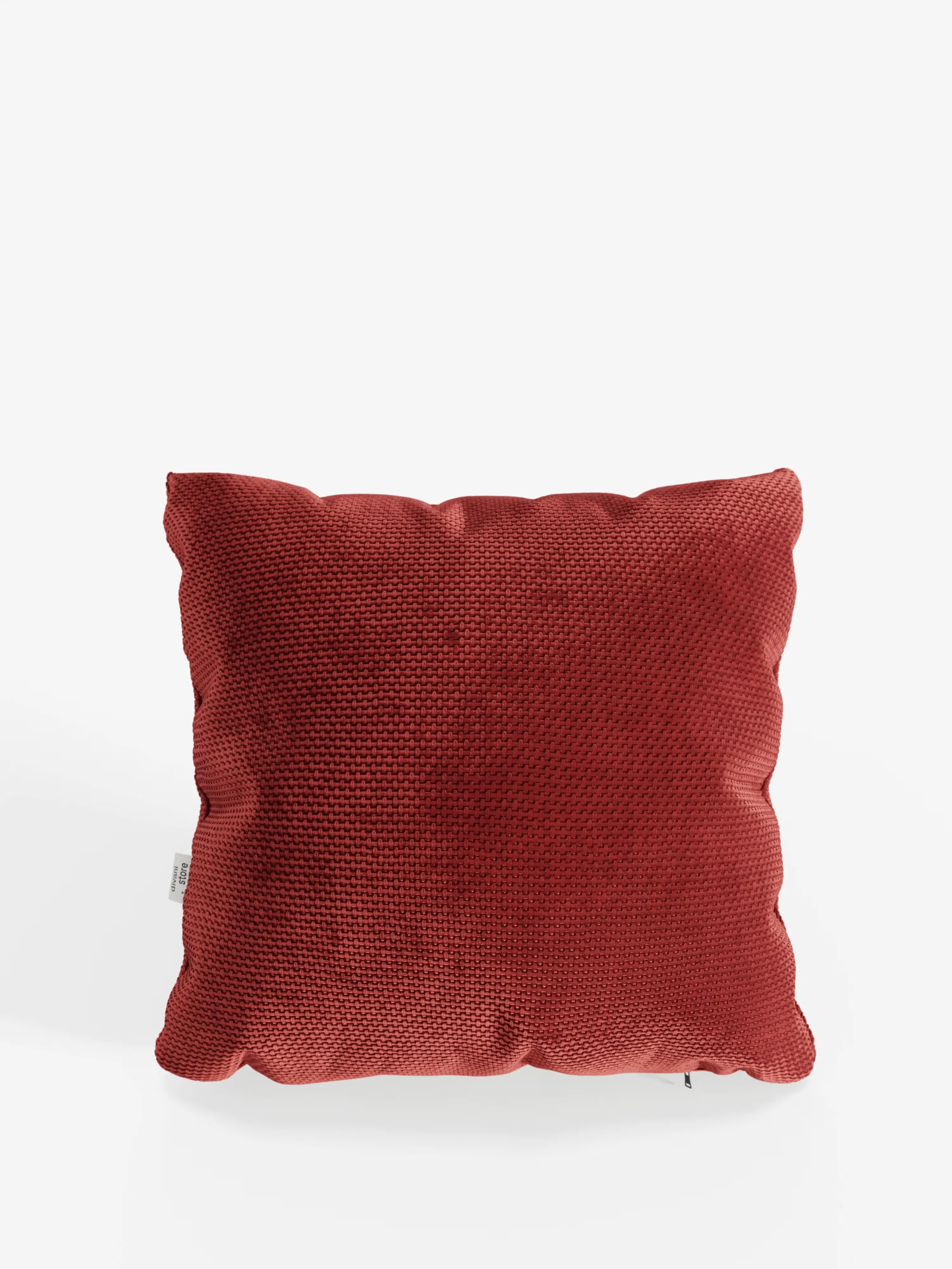 Aston Decorative square padded cushion 45x45 in water-repellent chenille fabric