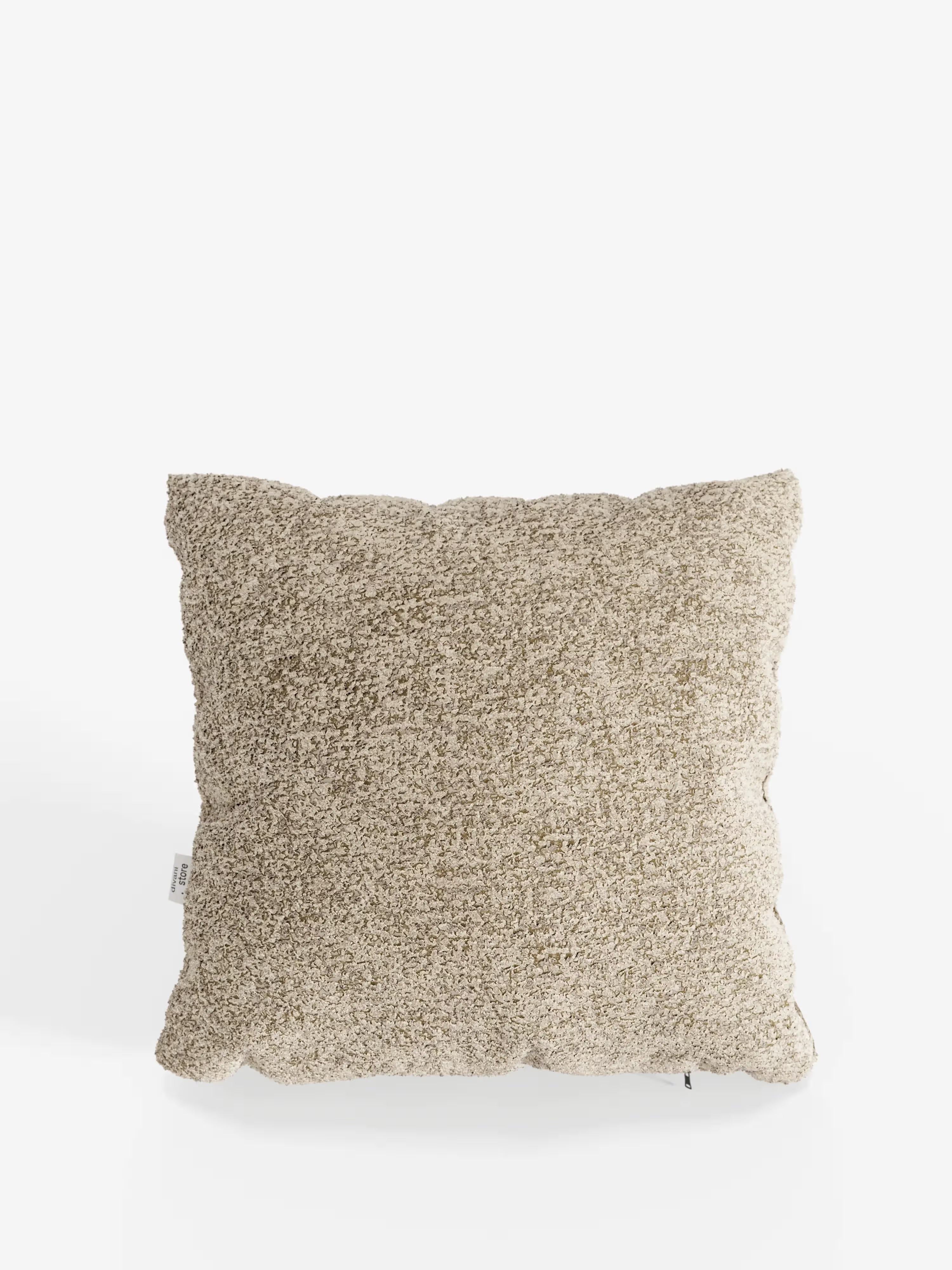 Magnolia Cuscino imbottito decorativo quadrato 45x45 in Bouclé Mélange Elegante e Materico