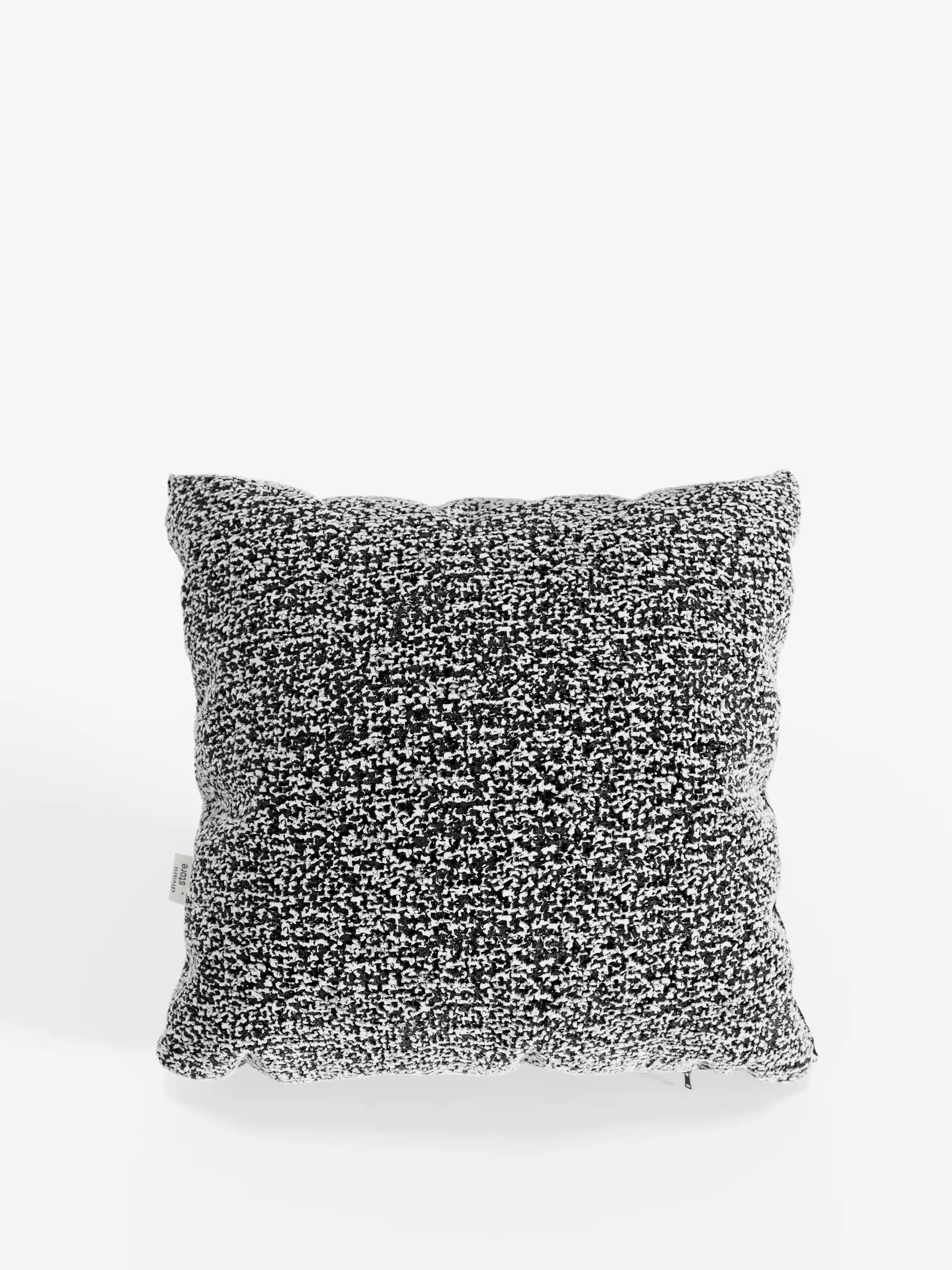 Magnolia Cuscino imbottito decorativo quadrato 45x45 in Bouclé Mélange Elegante e Materico