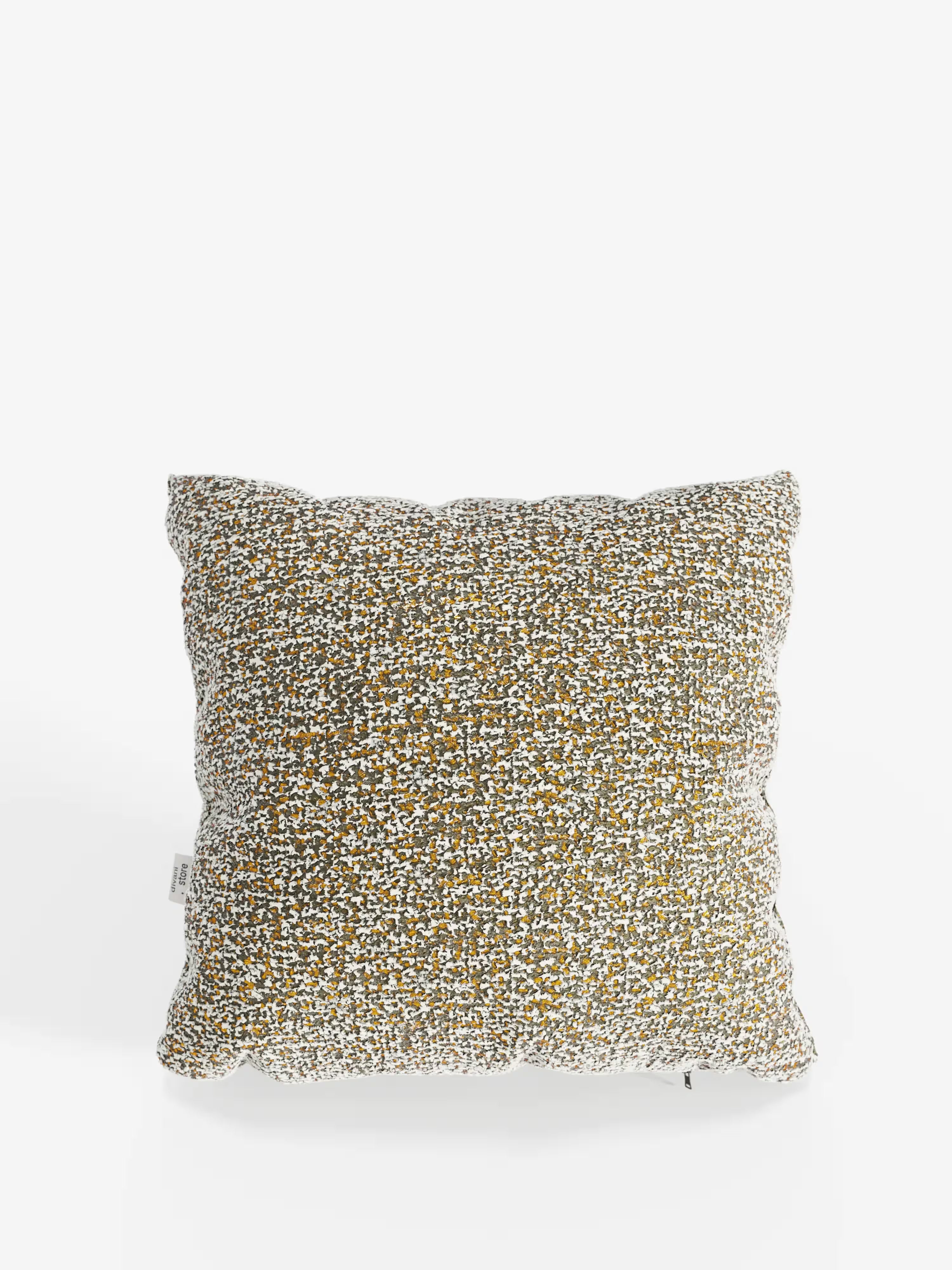 Magnolia Cuscino imbottito decorativo quadrato 45x45 in Bouclé Mélange Elegante e Materico