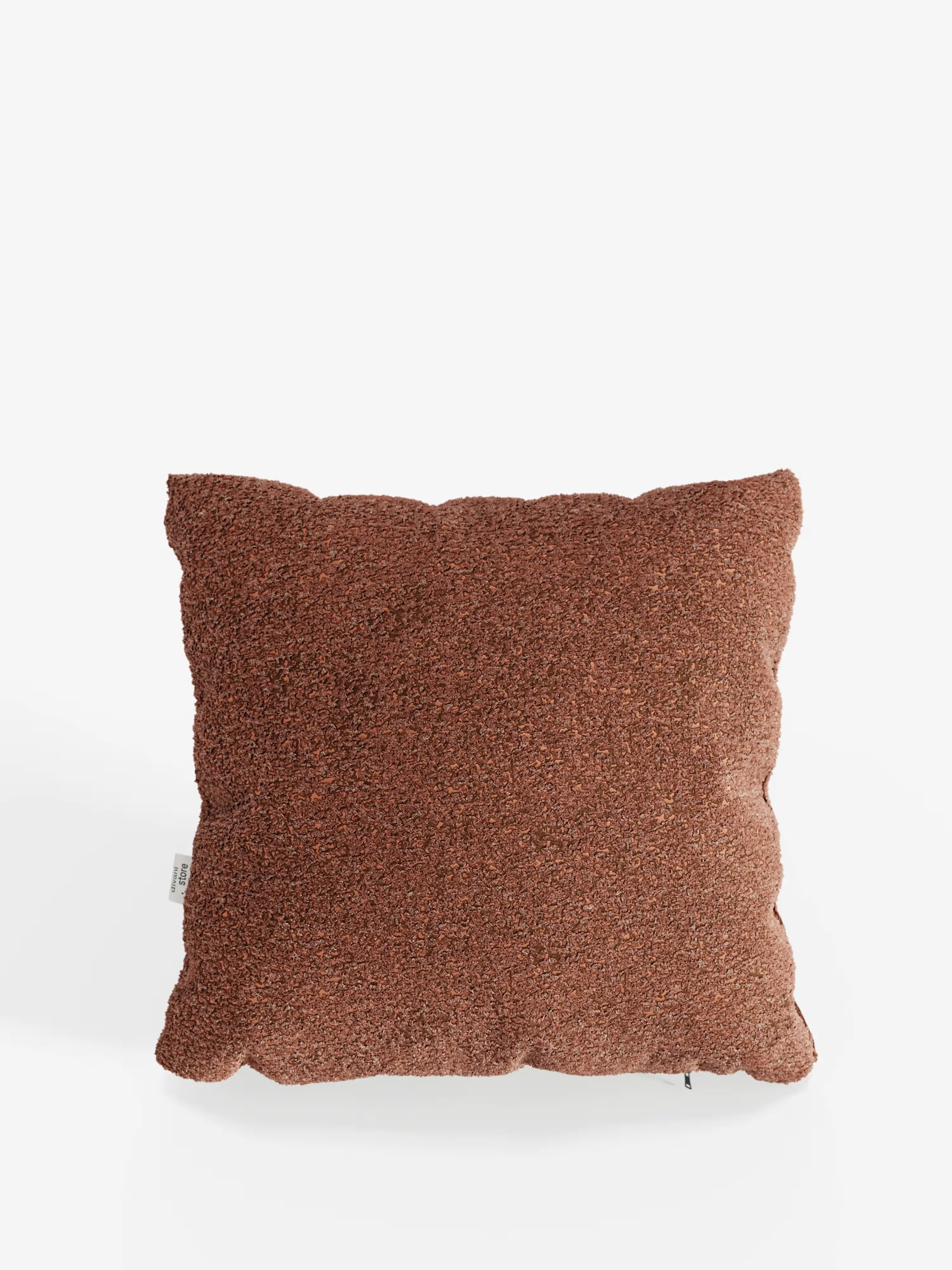 Magnolia Cuscino imbottito decorativo quadrato 45x45 in Bouclé Mélange Elegante e Materico