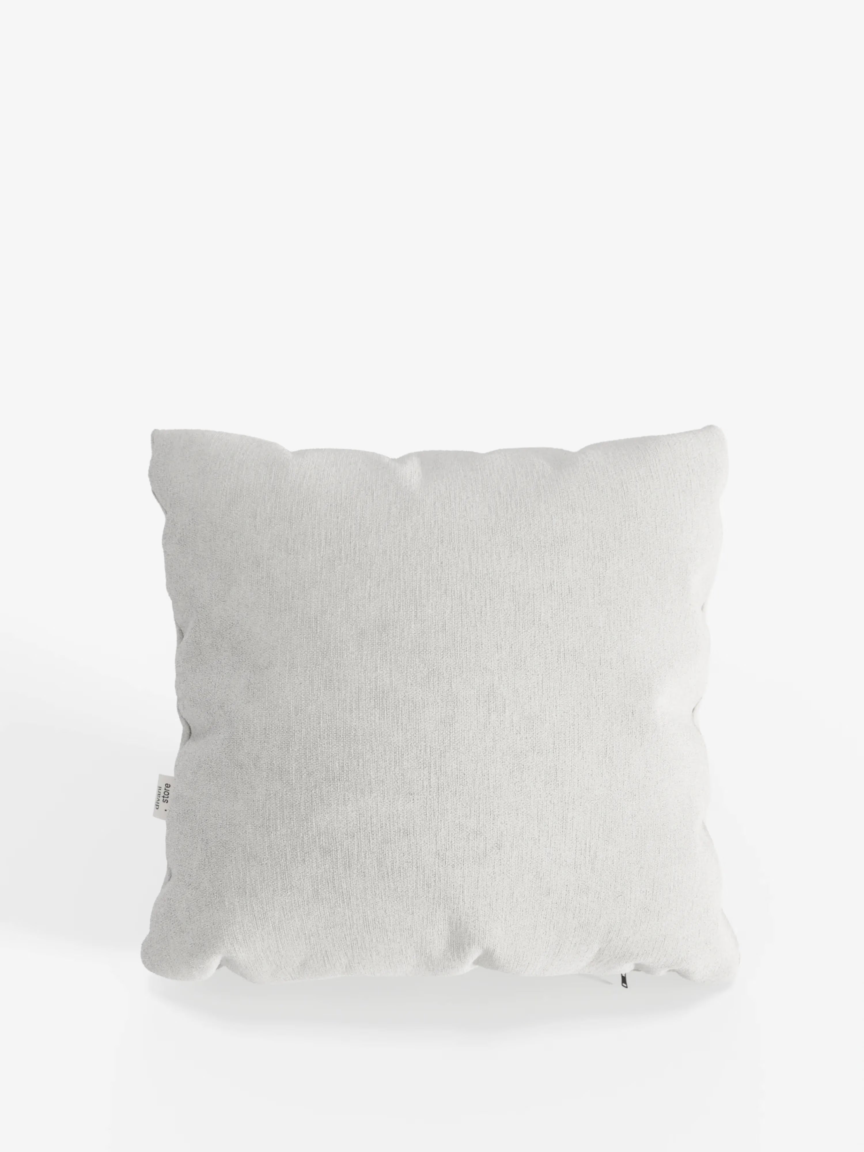 Bolero decorative square padded cushion 45x45 cm in stain-resistant velvet-effect fabric