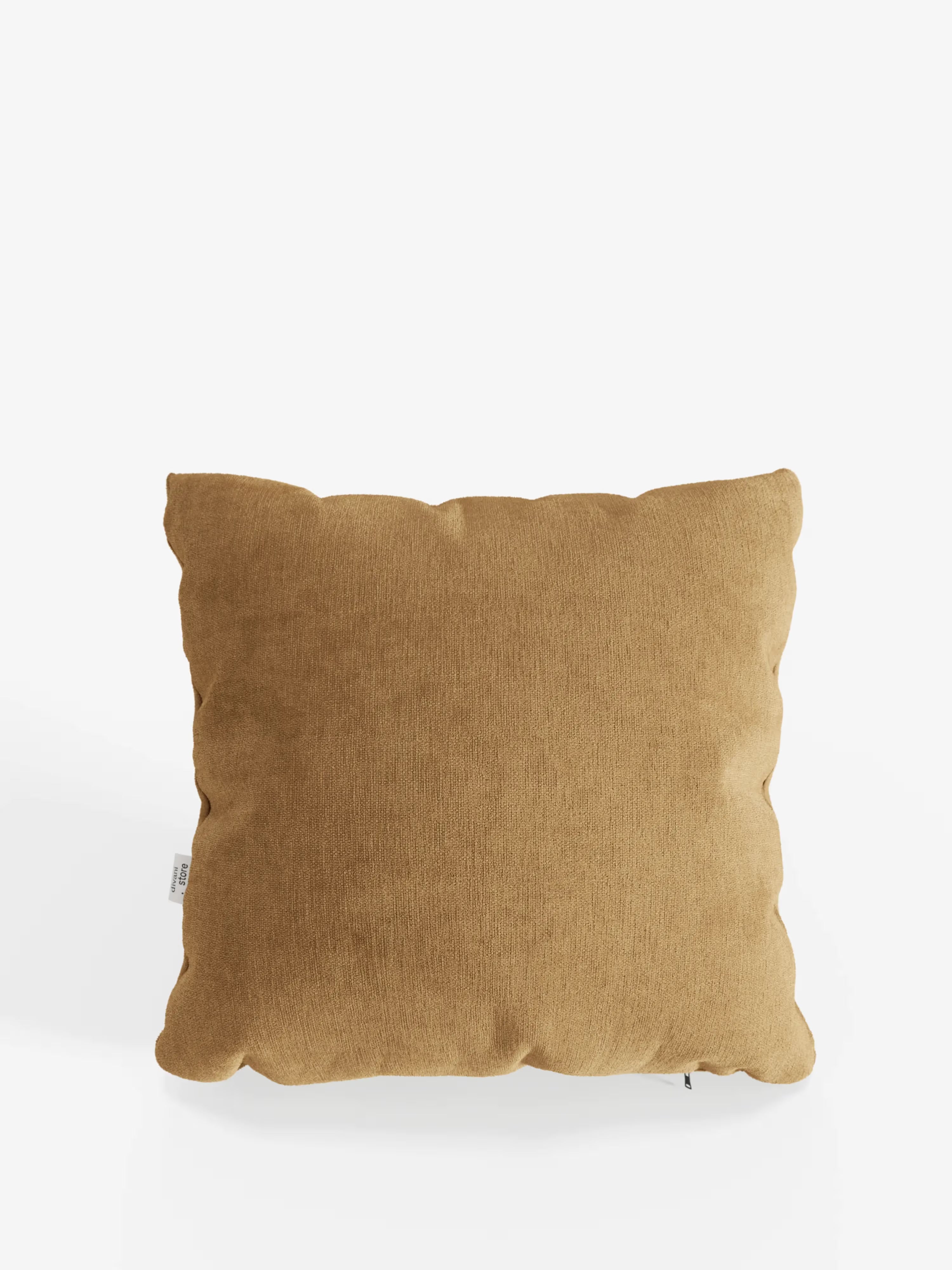 Bolero decorative square padded cushion 45x45 cm in stain-resistant velvet-effect fabric