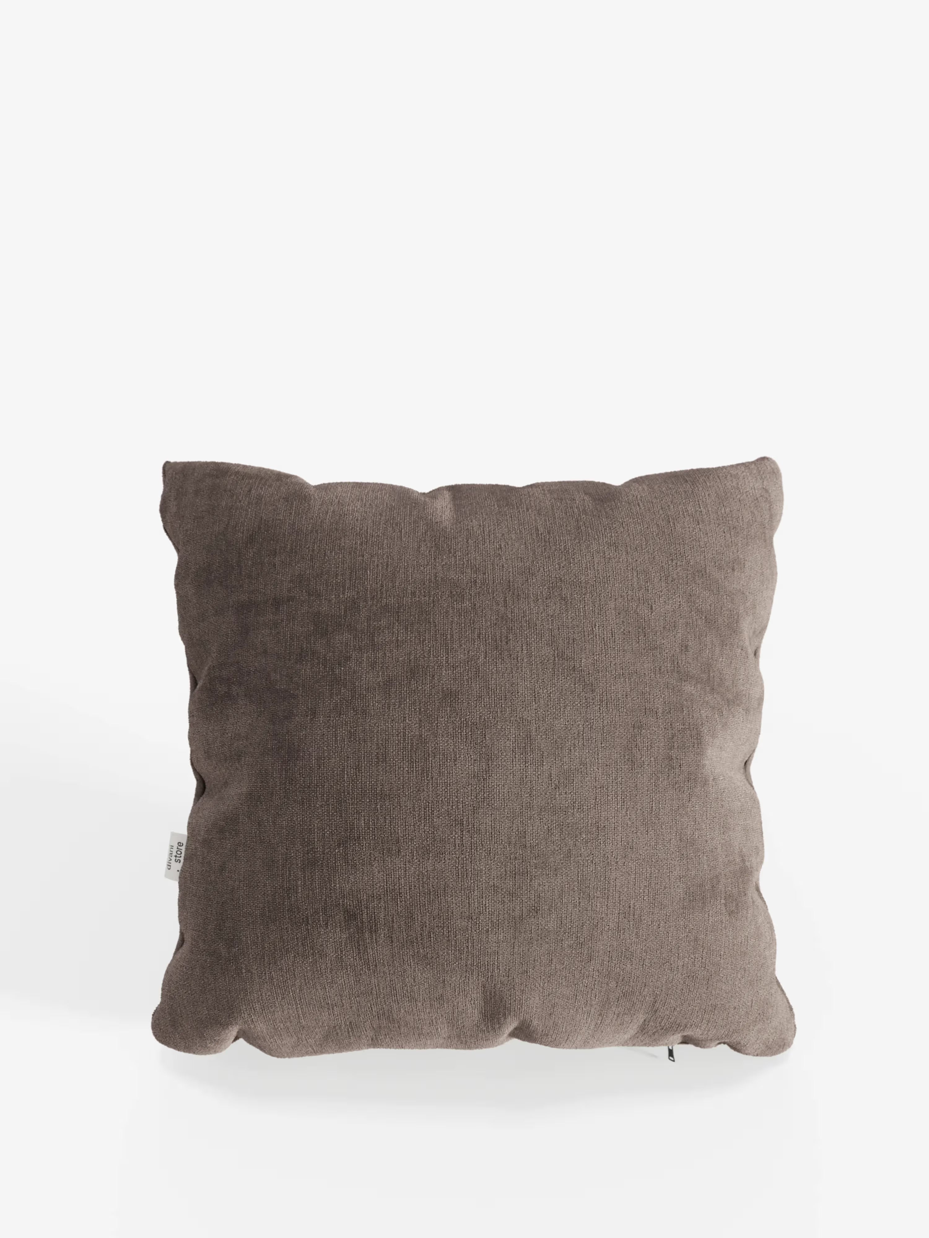 Bolero decorative square padded cushion 45x45 cm in stain-resistant velvet-effect fabric