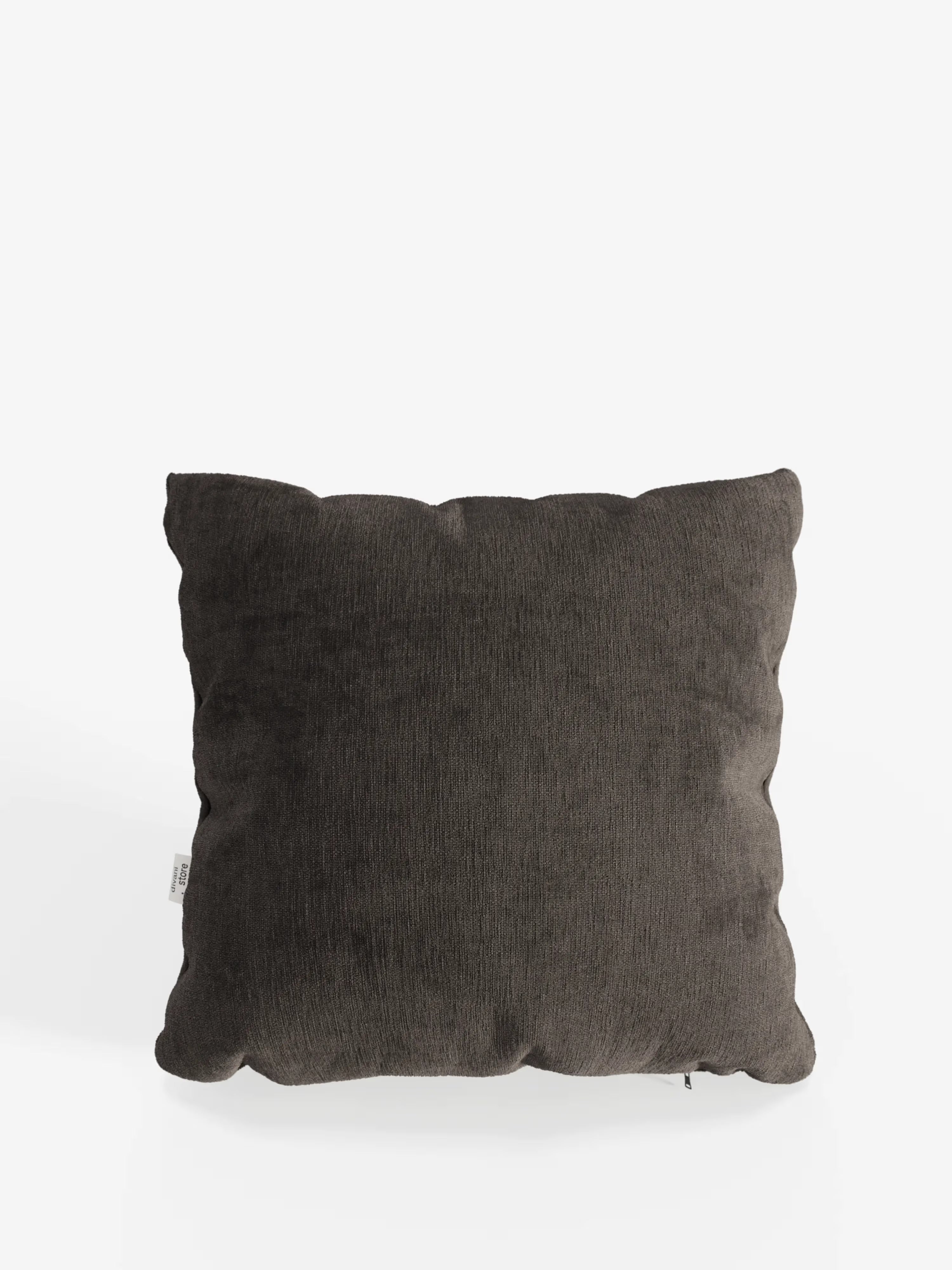 Bolero decorative square padded cushion 45x45 cm in stain-resistant velvet-effect fabric