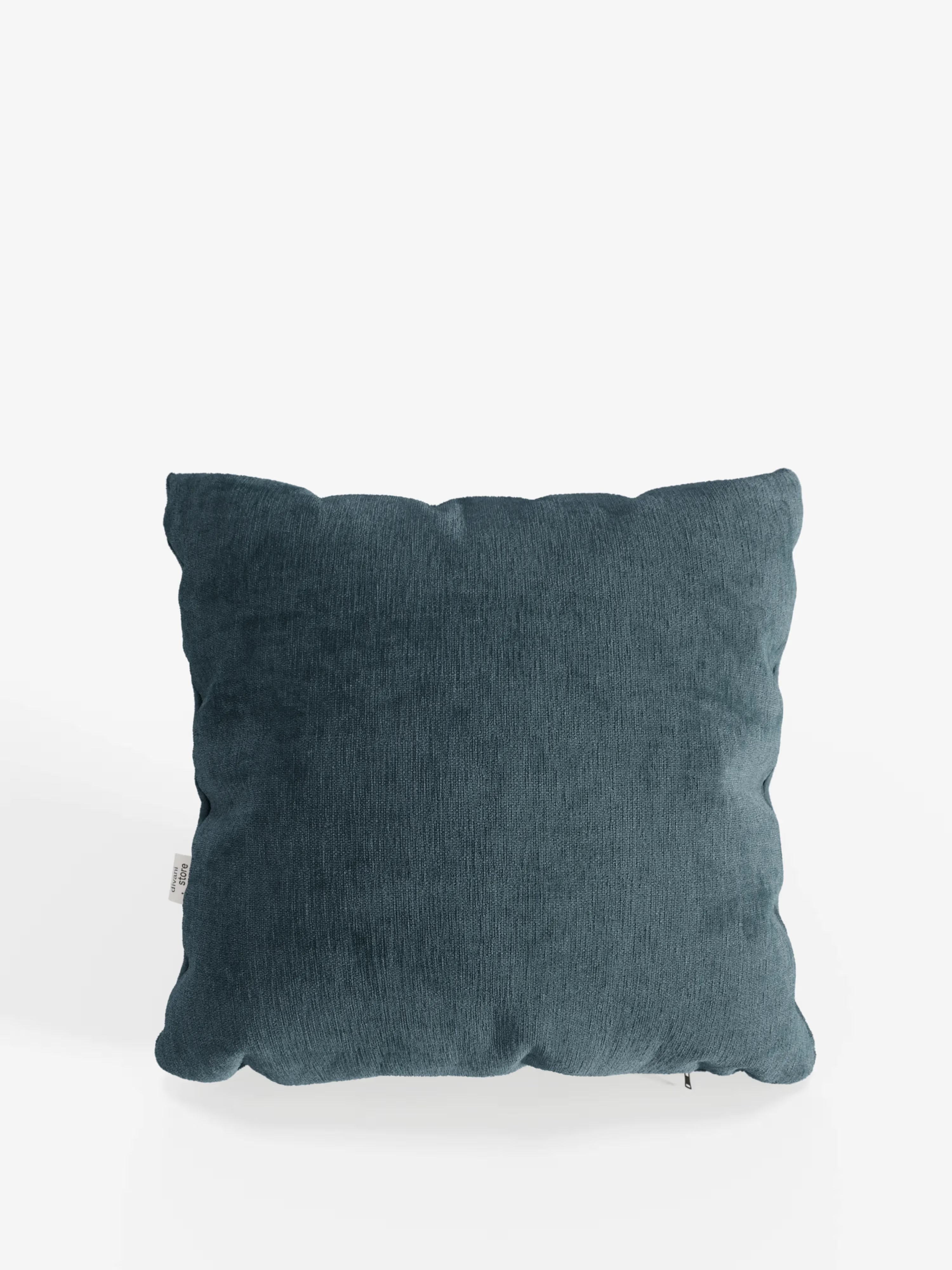 Bolero decorative square padded cushion 45x45 cm in stain-resistant velvet-effect fabric