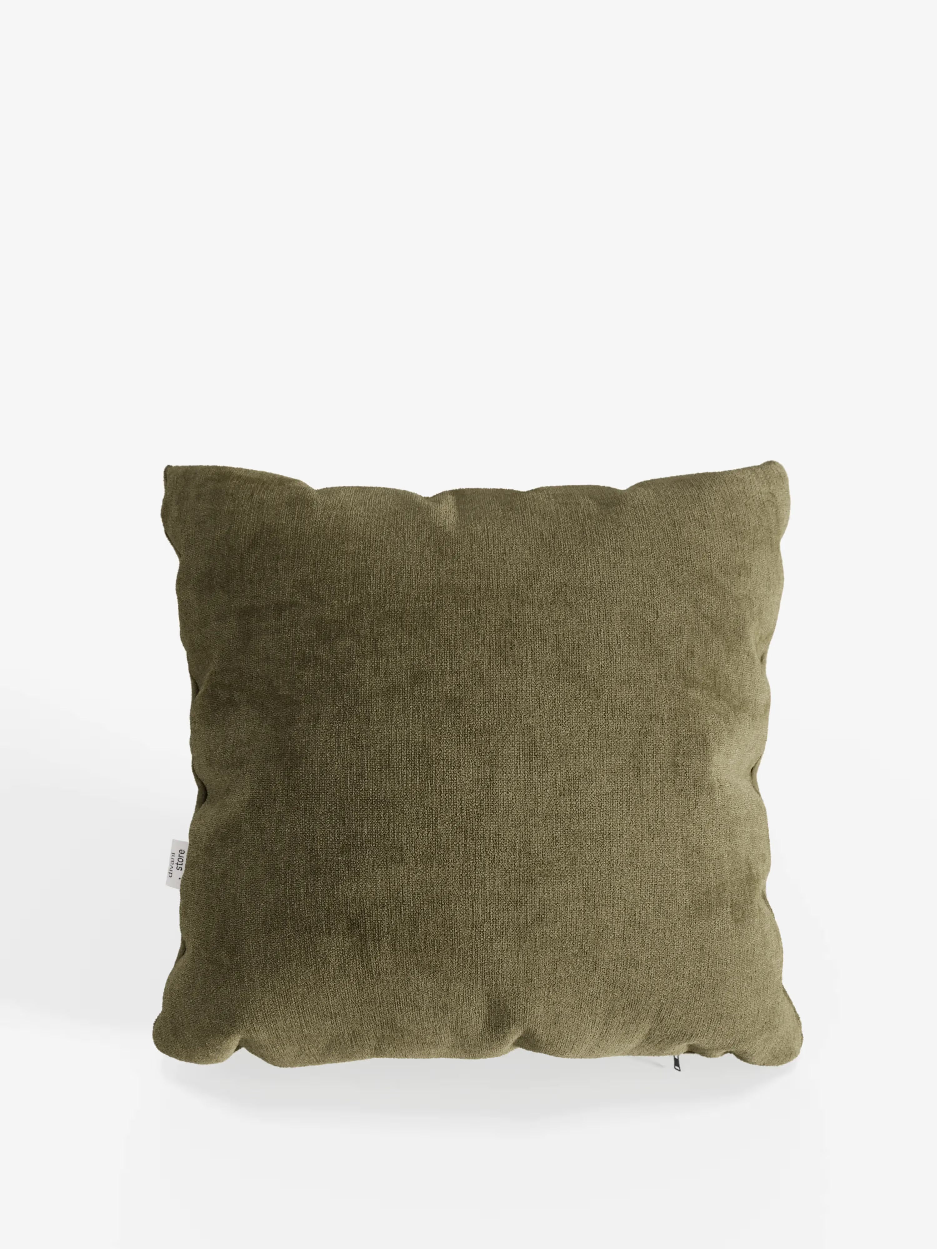 Bolero decorative square padded cushion 45x45 cm in stain-resistant velvet-effect fabric