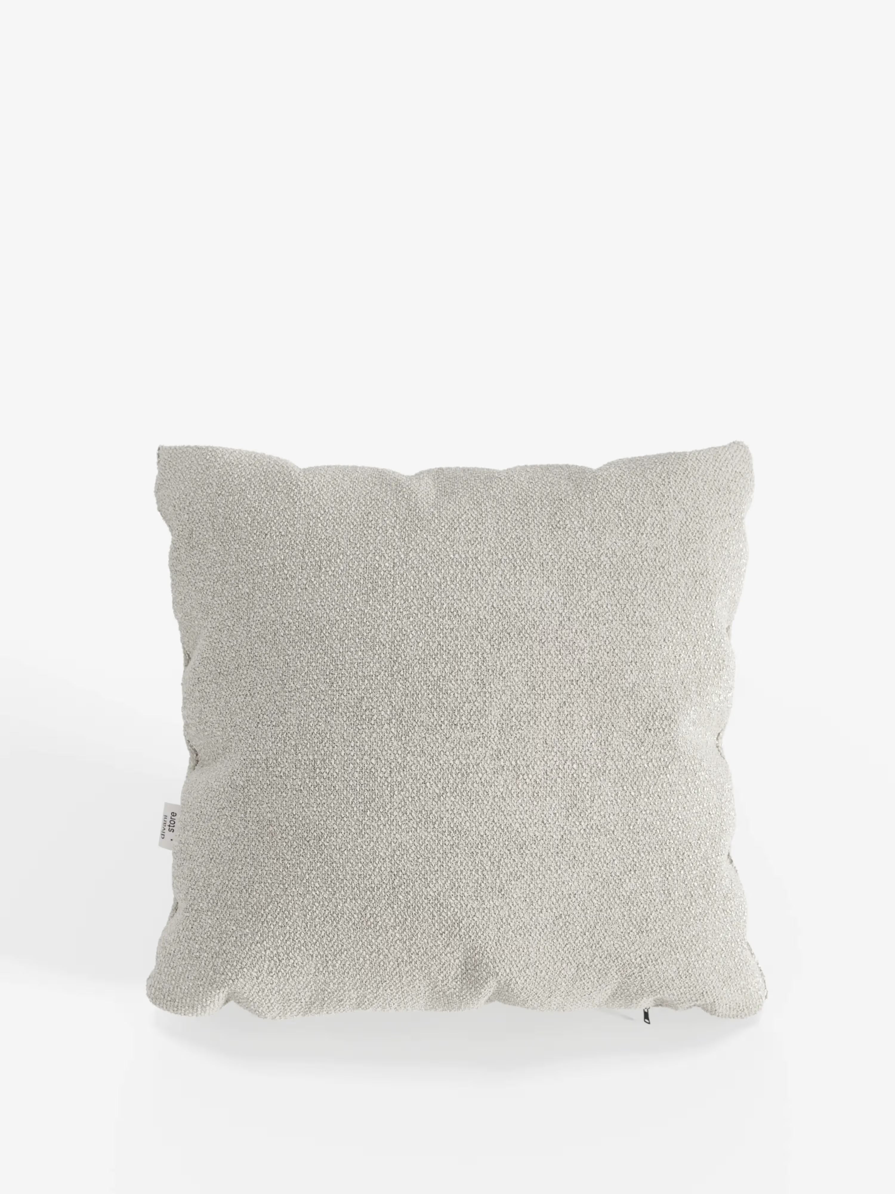 Lambada decorative square padded cushion 45x45 cm in stain-resistant cotton-effect fabric