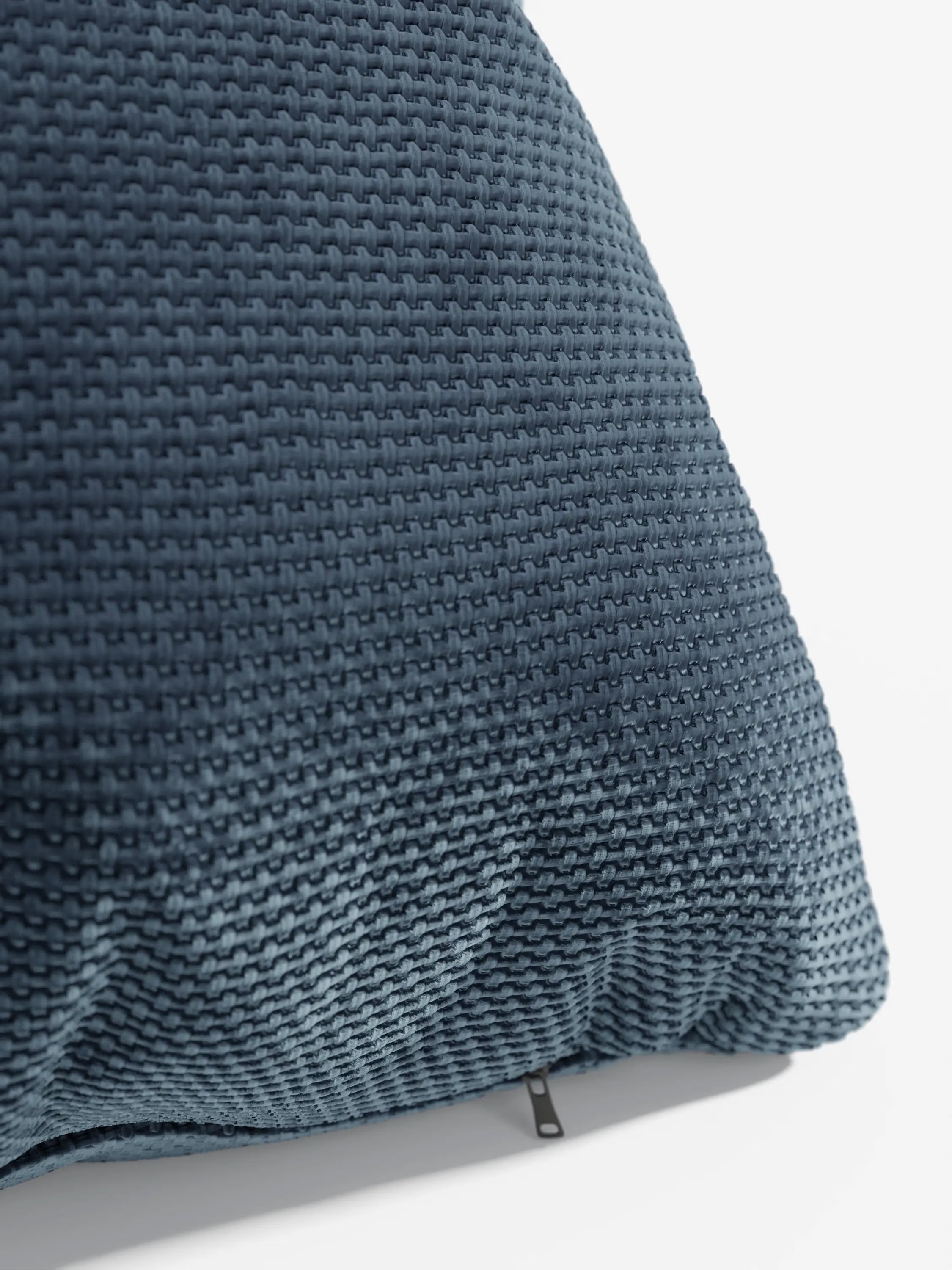 Aston Decorative square padded cushion 45x45 in water-repellent chenille fabric