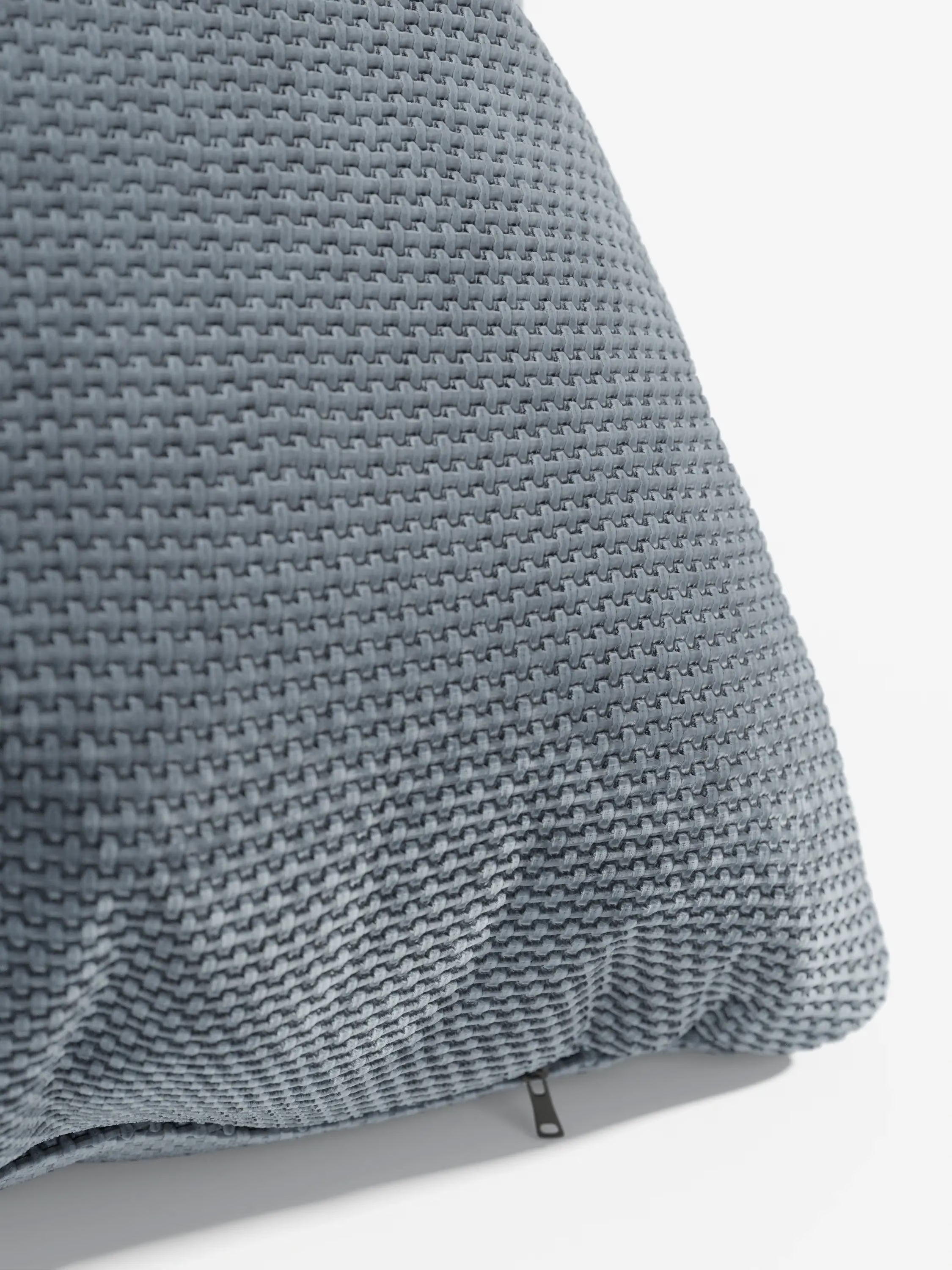Aston Decorative square padded cushion 45x45 in water-repellent chenille fabric