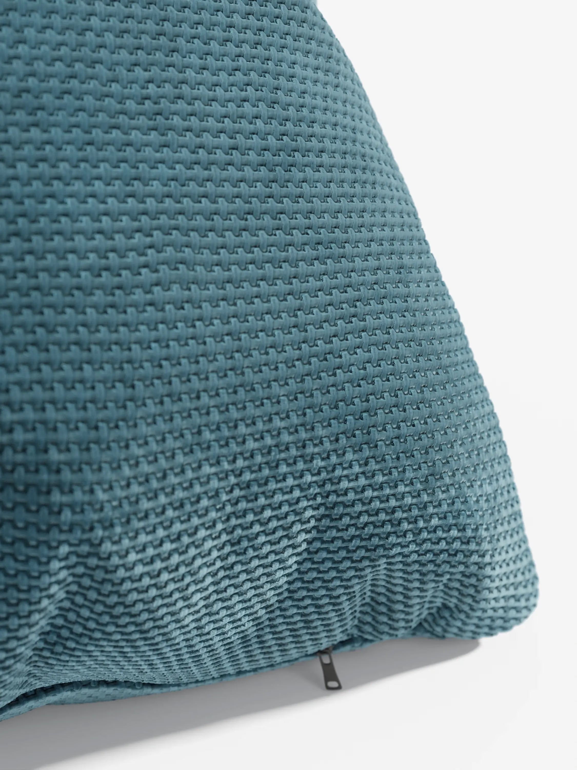 Aston Decorative square padded cushion 45x45 in water-repellent chenille fabric