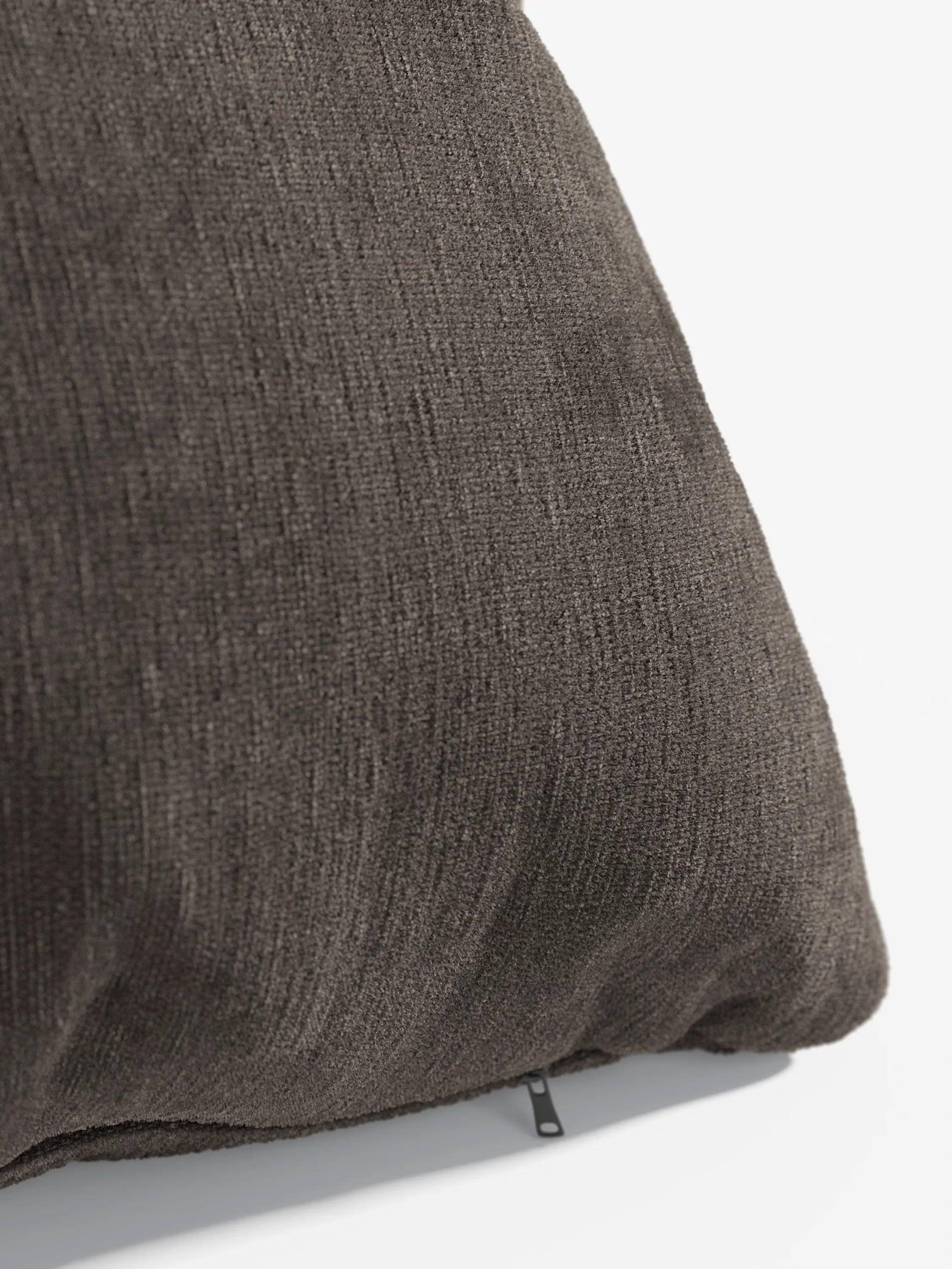 Bolero decorative square padded cushion 45x45 cm in stain-resistant velvet-effect fabric