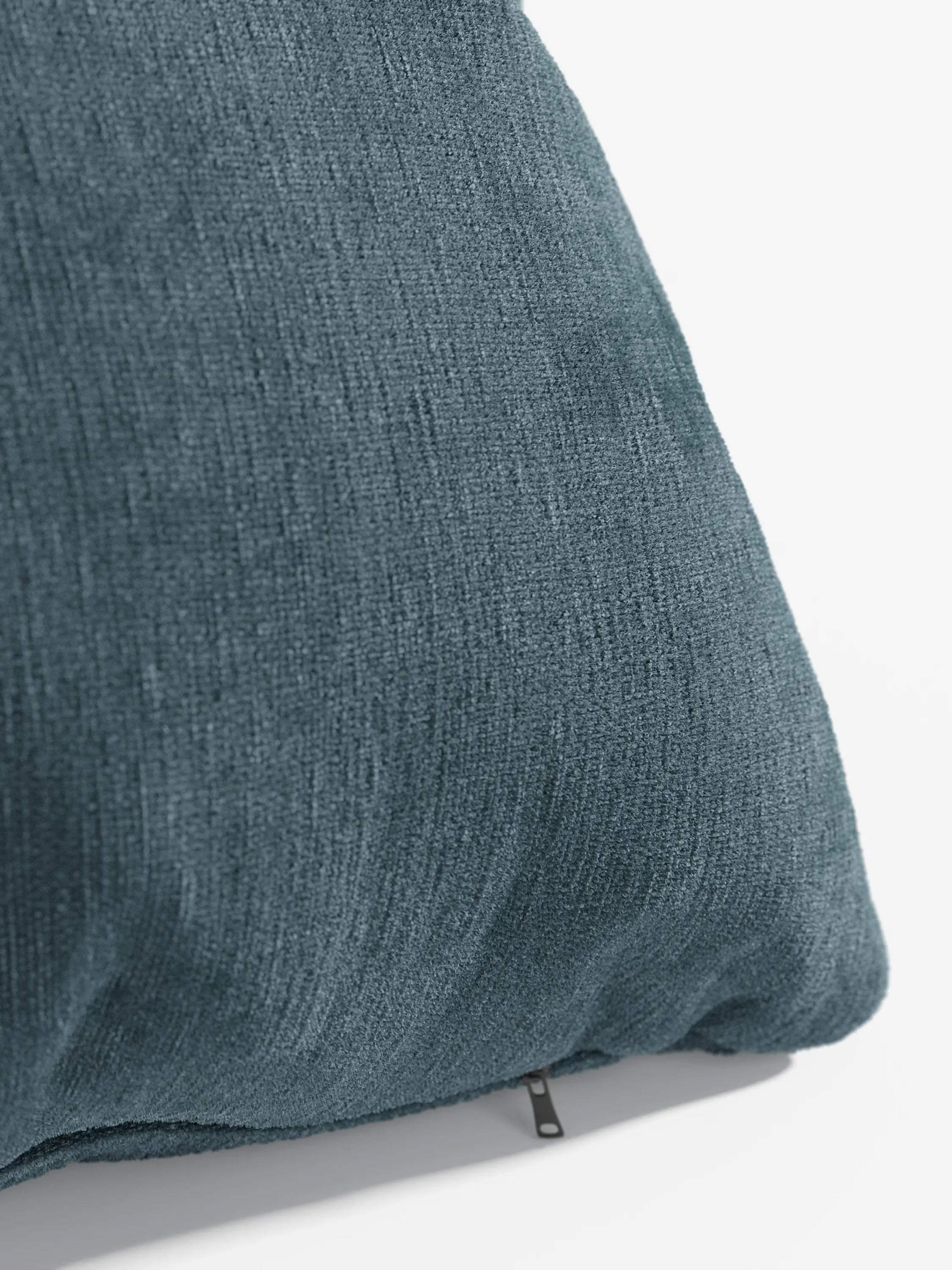 Bolero decorative square padded cushion 45x45 cm in stain-resistant velvet-effect fabric
