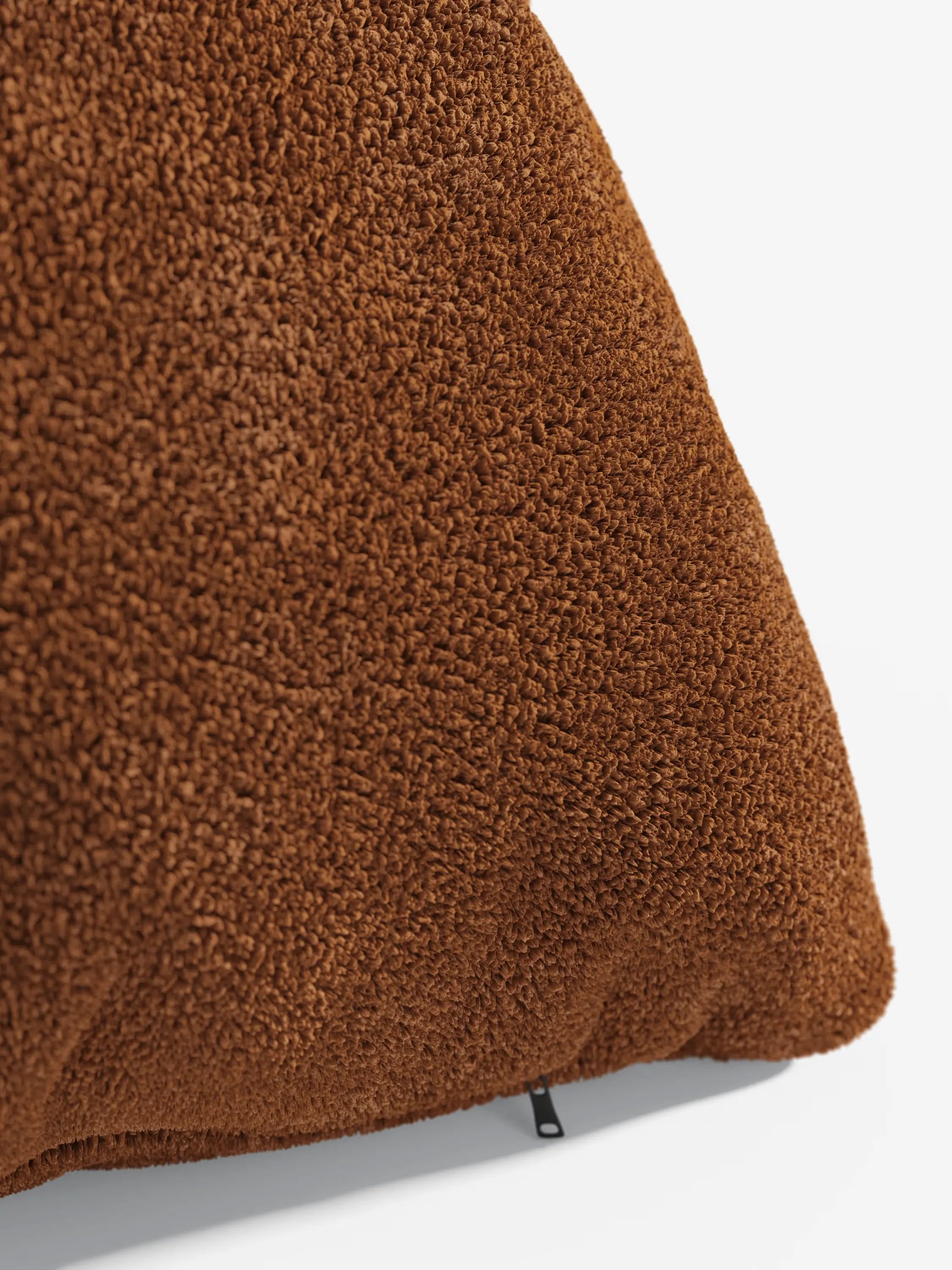 Favola Coussin décoratif carré 45x45 en tissu bouclé détachable – décoratif et design