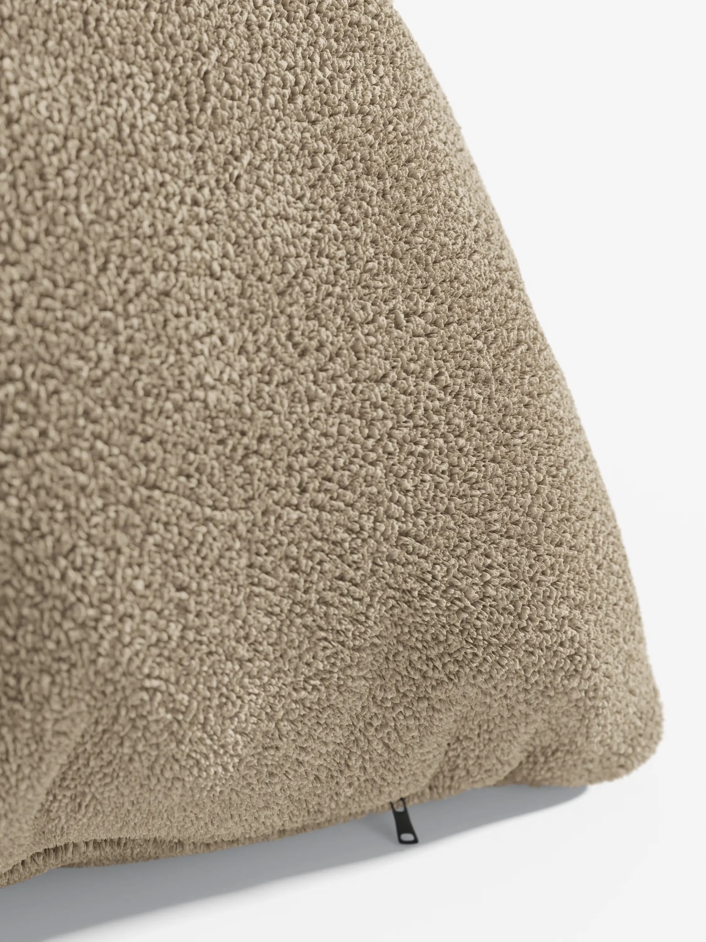 Favola Coussin décoratif carré 45x45 en tissu bouclé détachable – décoratif et design