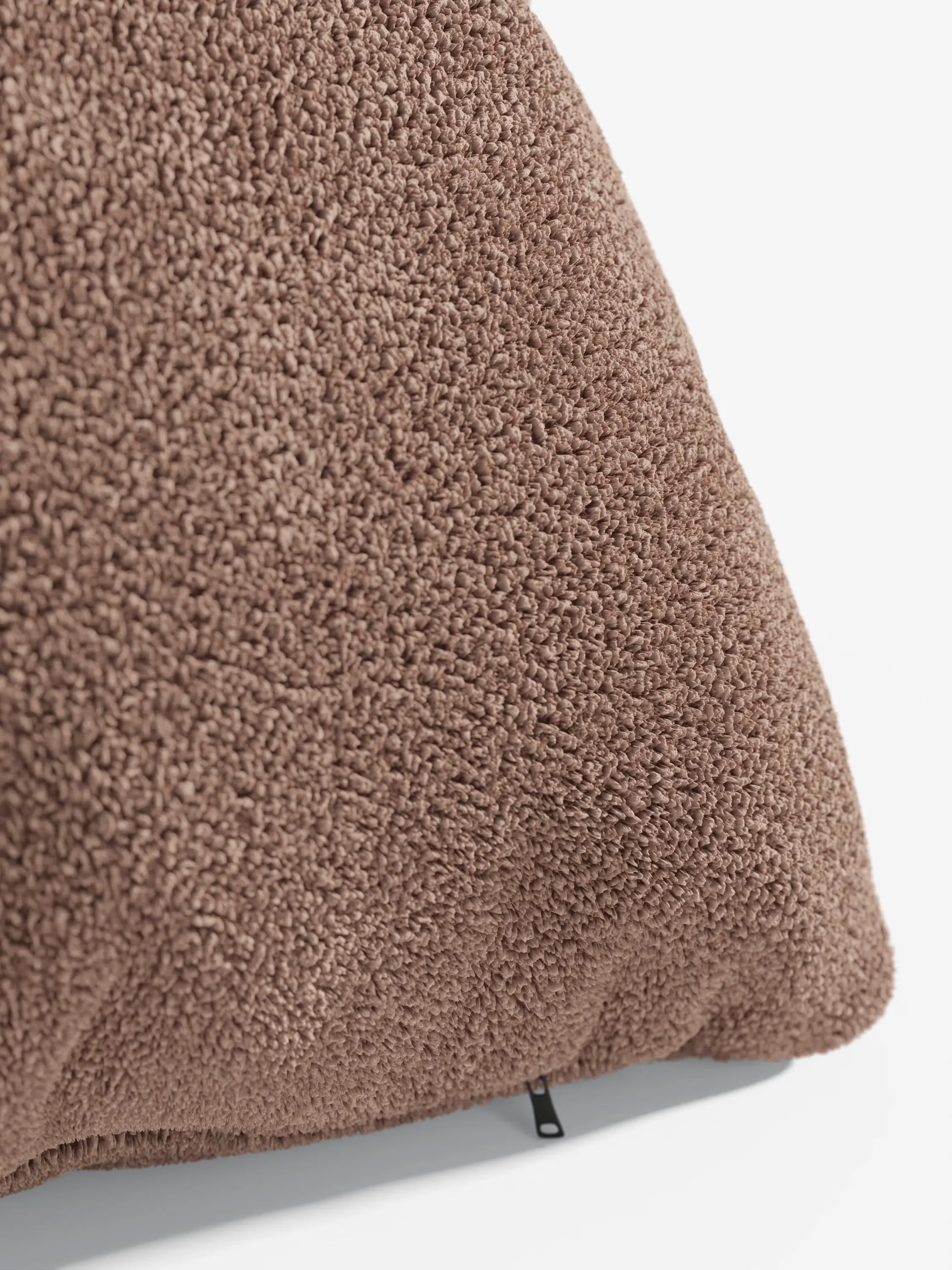 Favola Coussin décoratif carré 45x45 en tissu bouclé détachable – décoratif et design