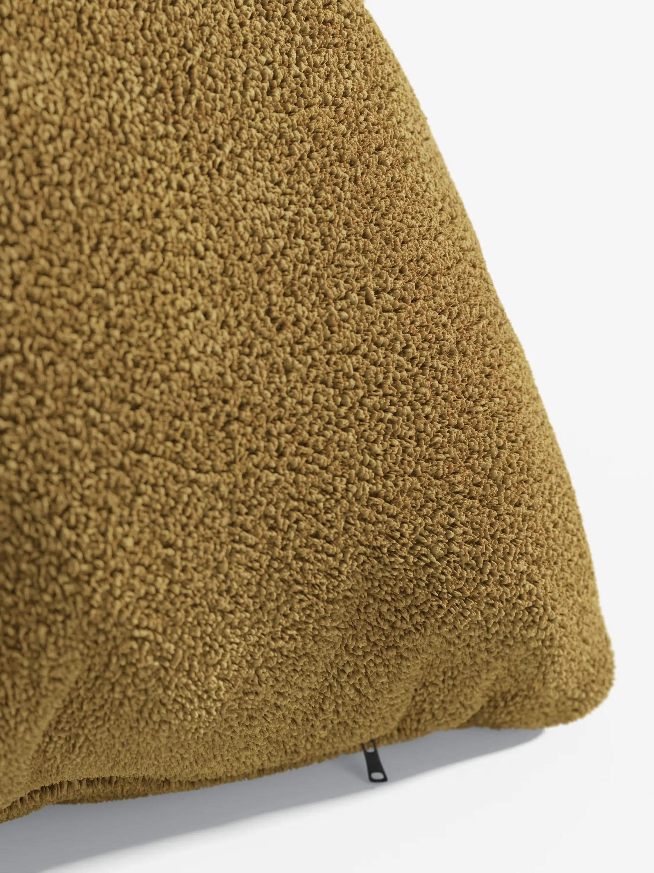 Favola Coussin décoratif carré 45x45 en tissu bouclé détachable – décoratif et design