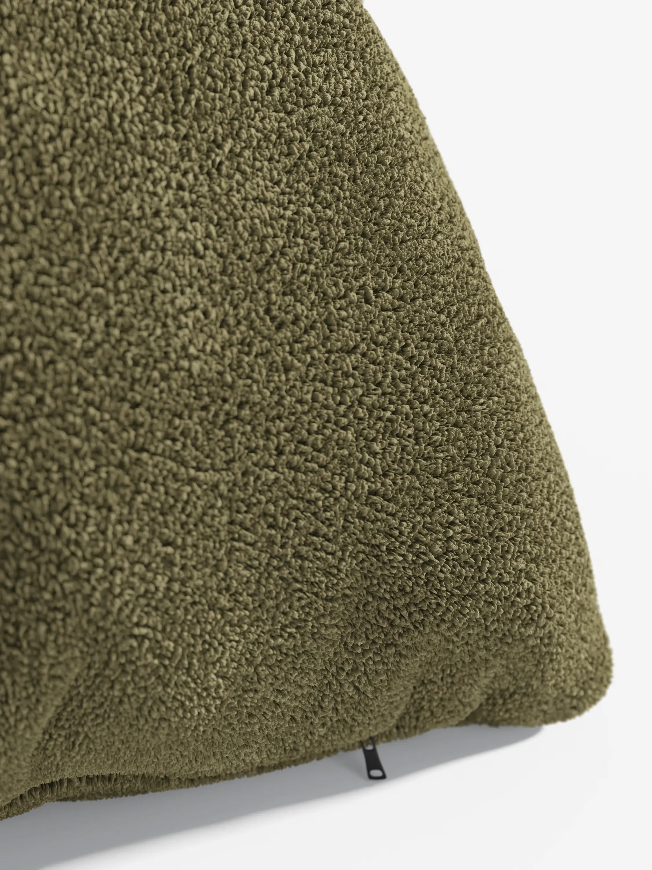 Favola Coussin décoratif carré 45x45 en tissu bouclé détachable – décoratif et design