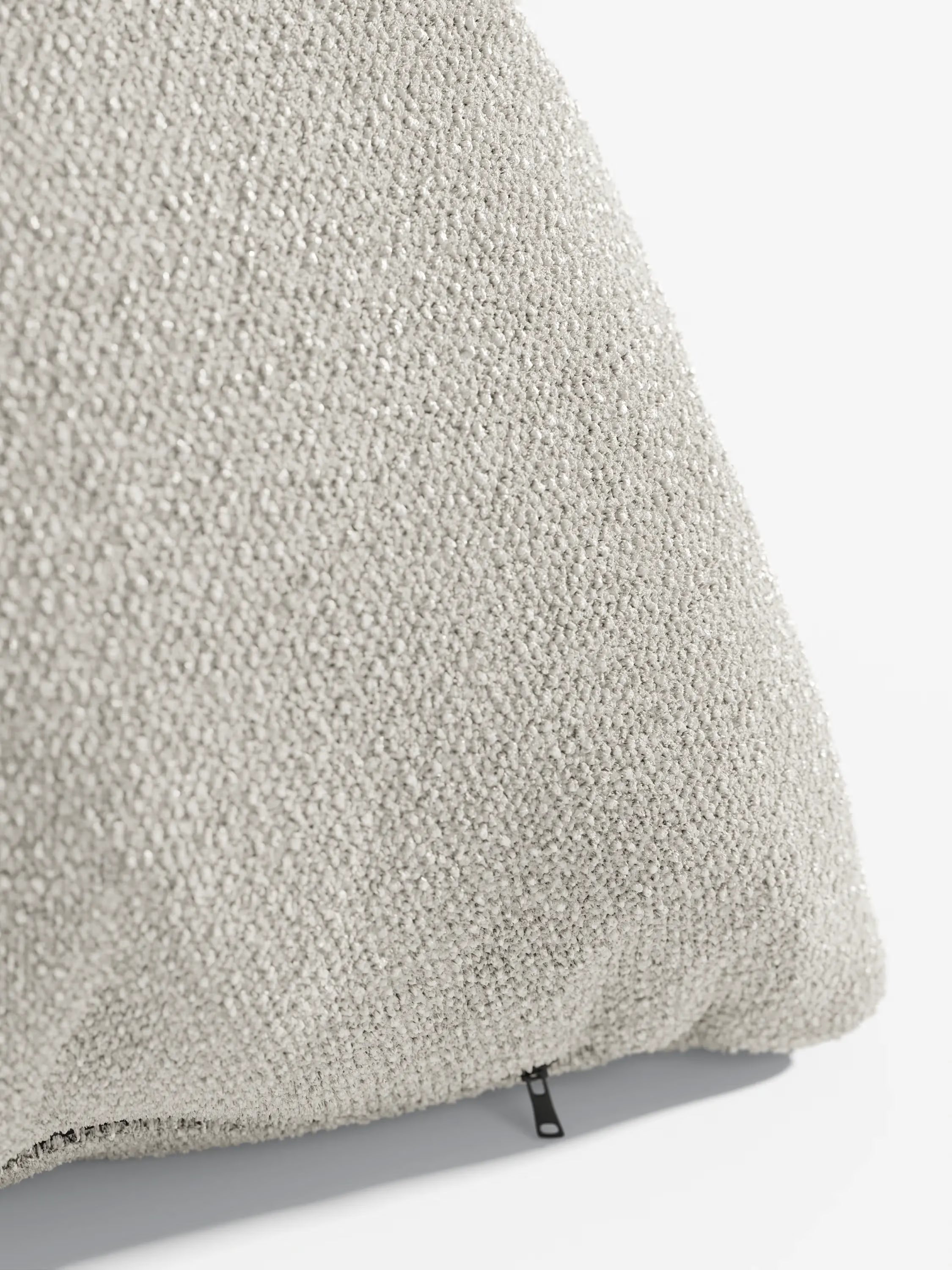 Lambada decorative square padded cushion 45x45 cm in stain-resistant cotton-effect fabric