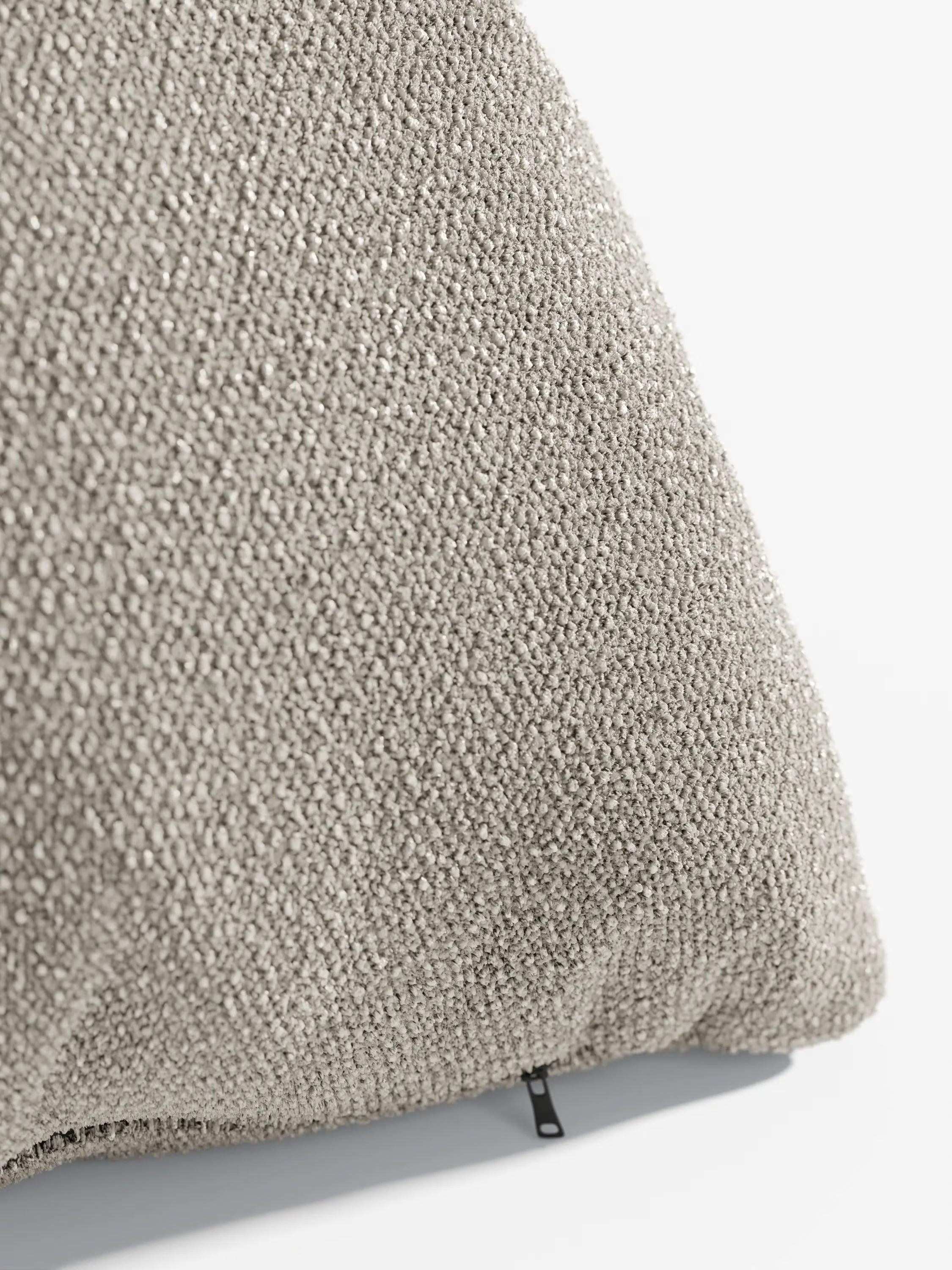 Lambada decorative square padded cushion 45x45 cm in stain-resistant cotton-effect fabric