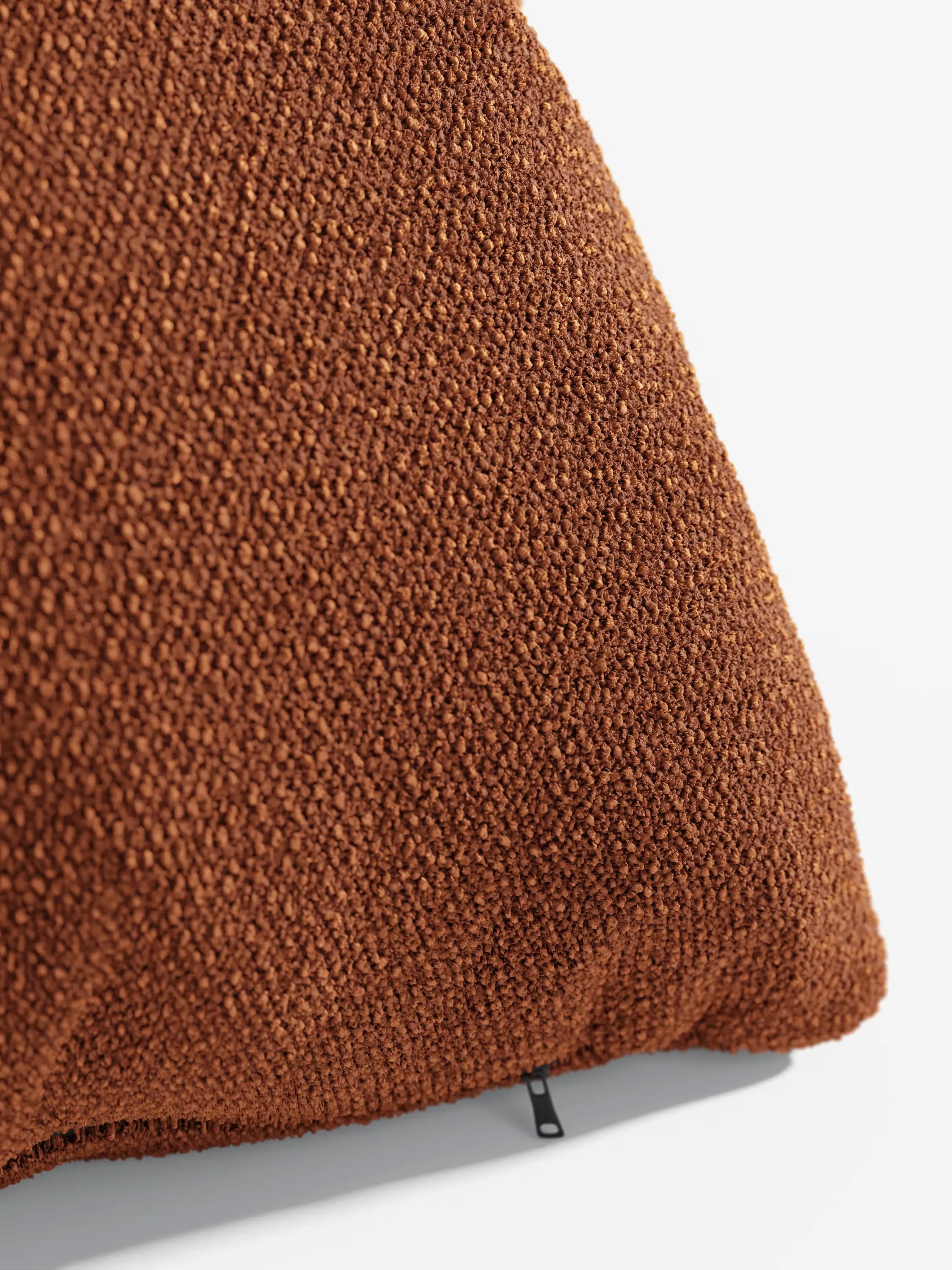 Lambada decorative square padded cushion 45x45 cm in stain-resistant cotton-effect fabric