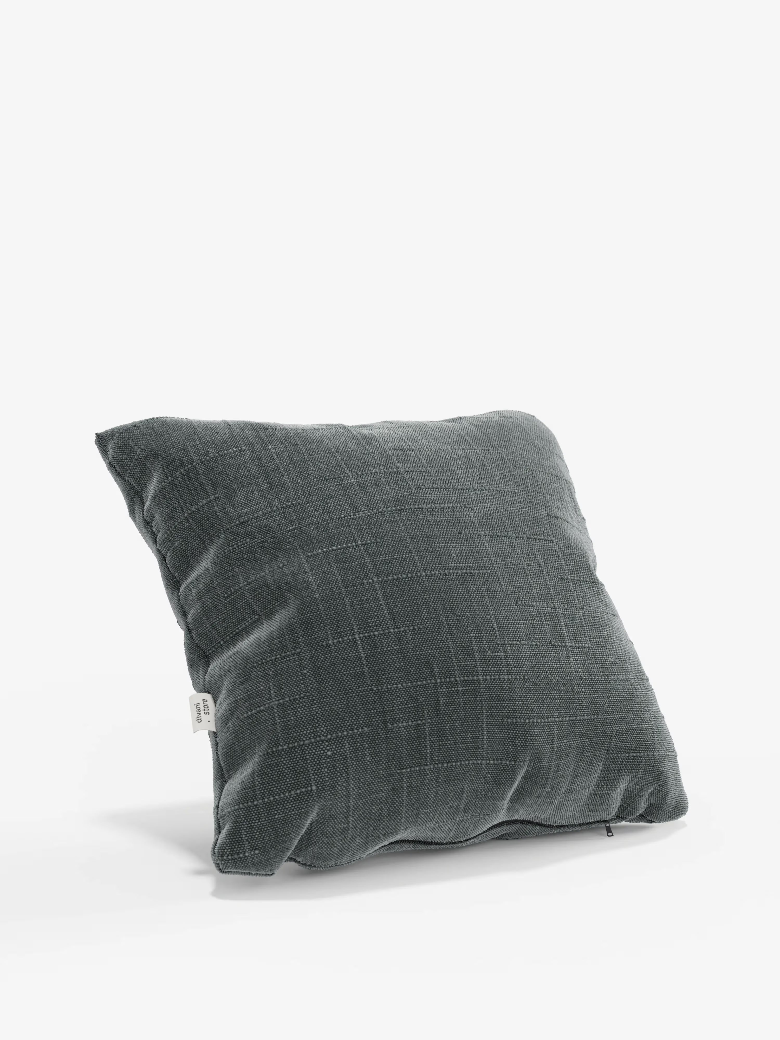 Kimono Decorative square padded cushion 45x45 in stain-resistant and water-repellent jacquard fabric