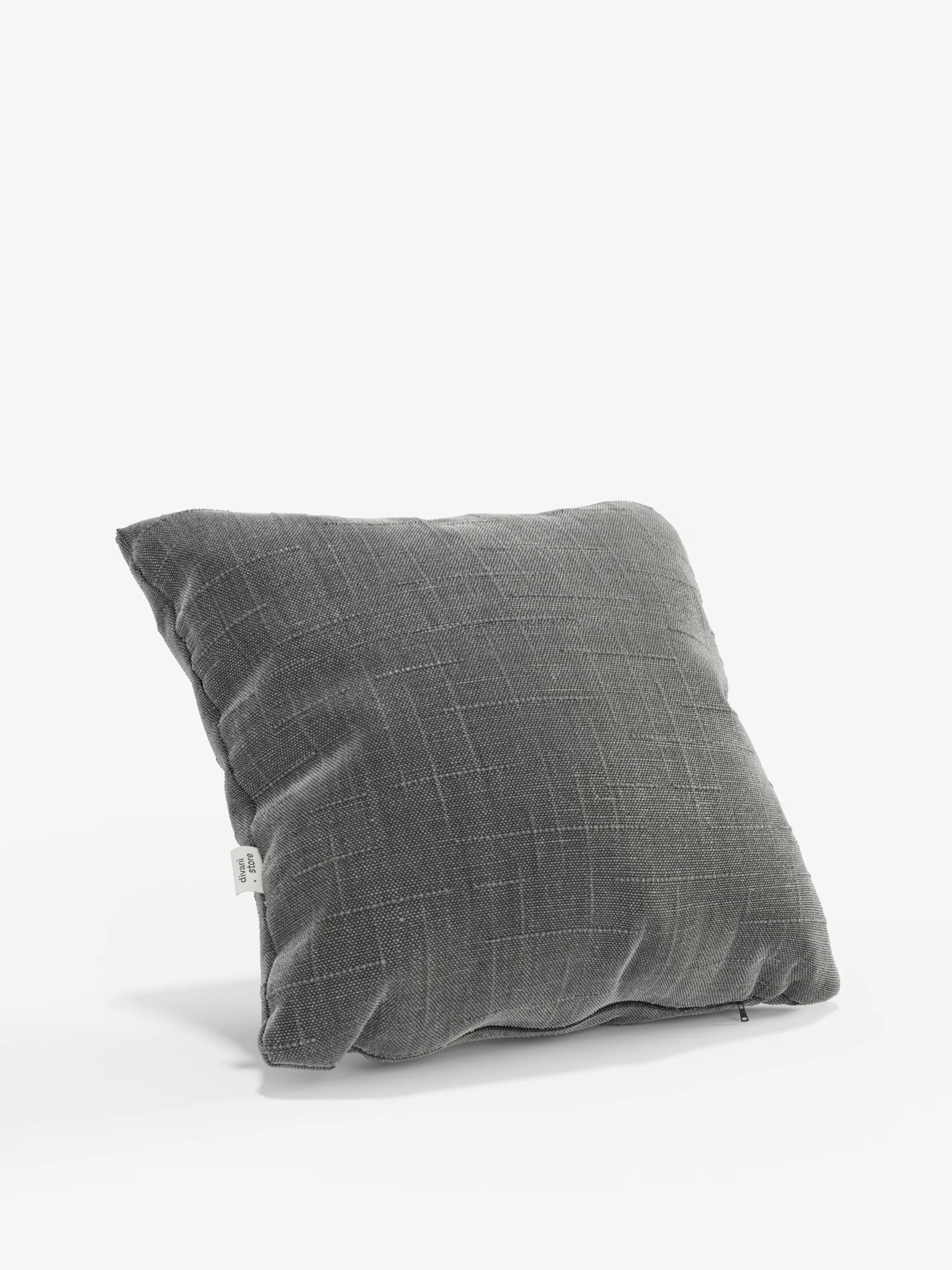 Kimono Decorative square padded cushion 45x45 in stain-resistant and water-repellent jacquard fabric