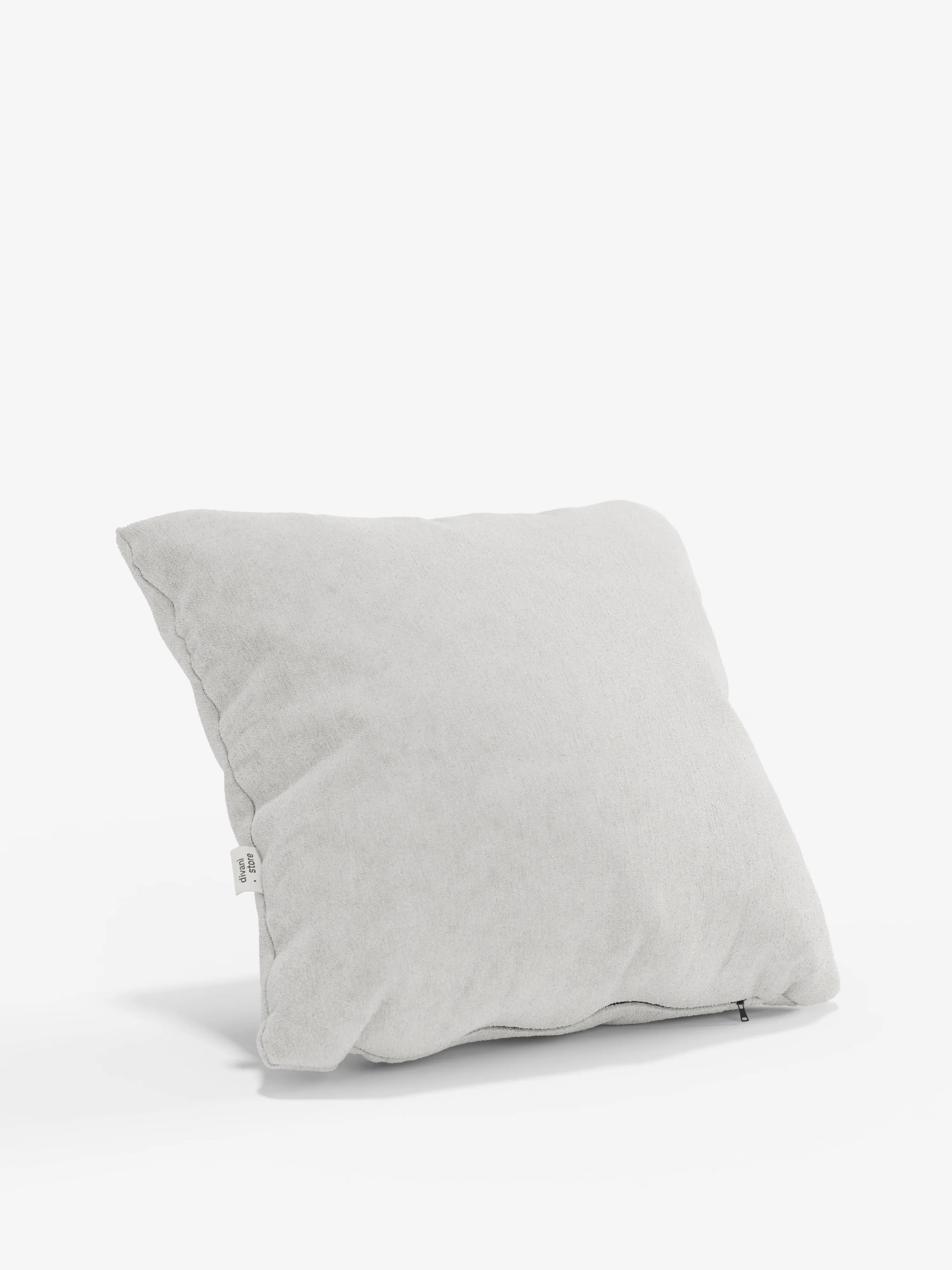 Bolero decorative square padded cushion 45x45 cm in stain-resistant velvet-effect fabric