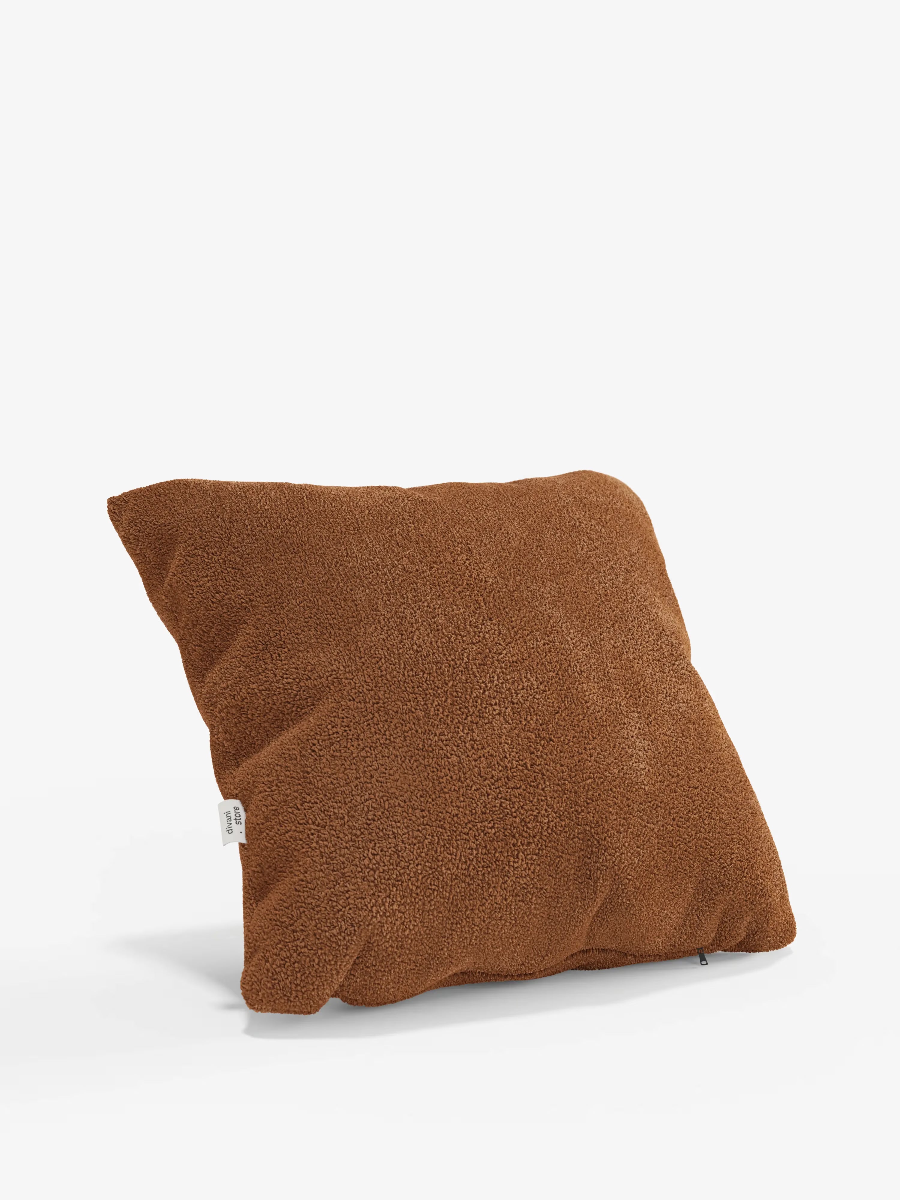 Favola Coussin décoratif carré 45x45 en tissu bouclé détachable – décoratif et design