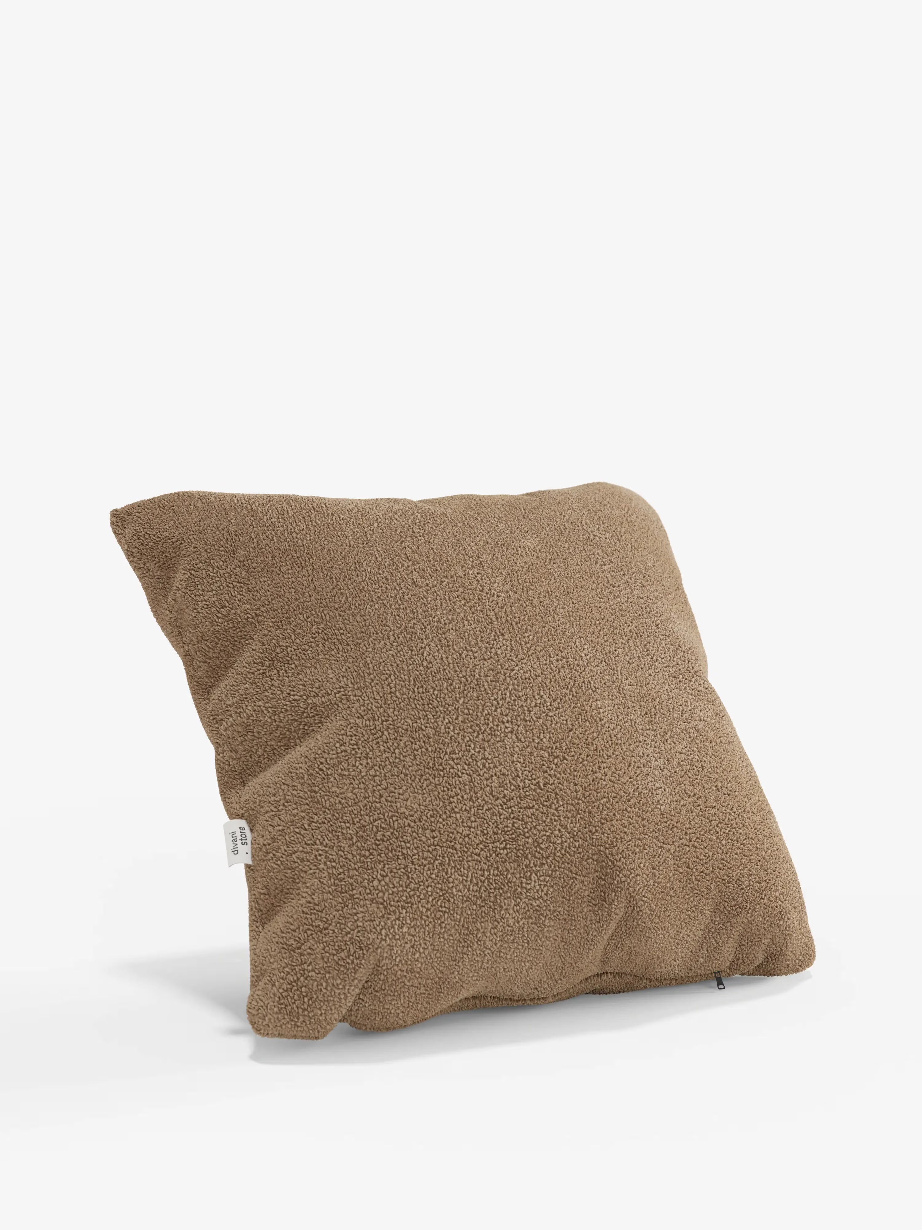 Favola Coussin décoratif carré 45x45 en tissu bouclé détachable – décoratif et design