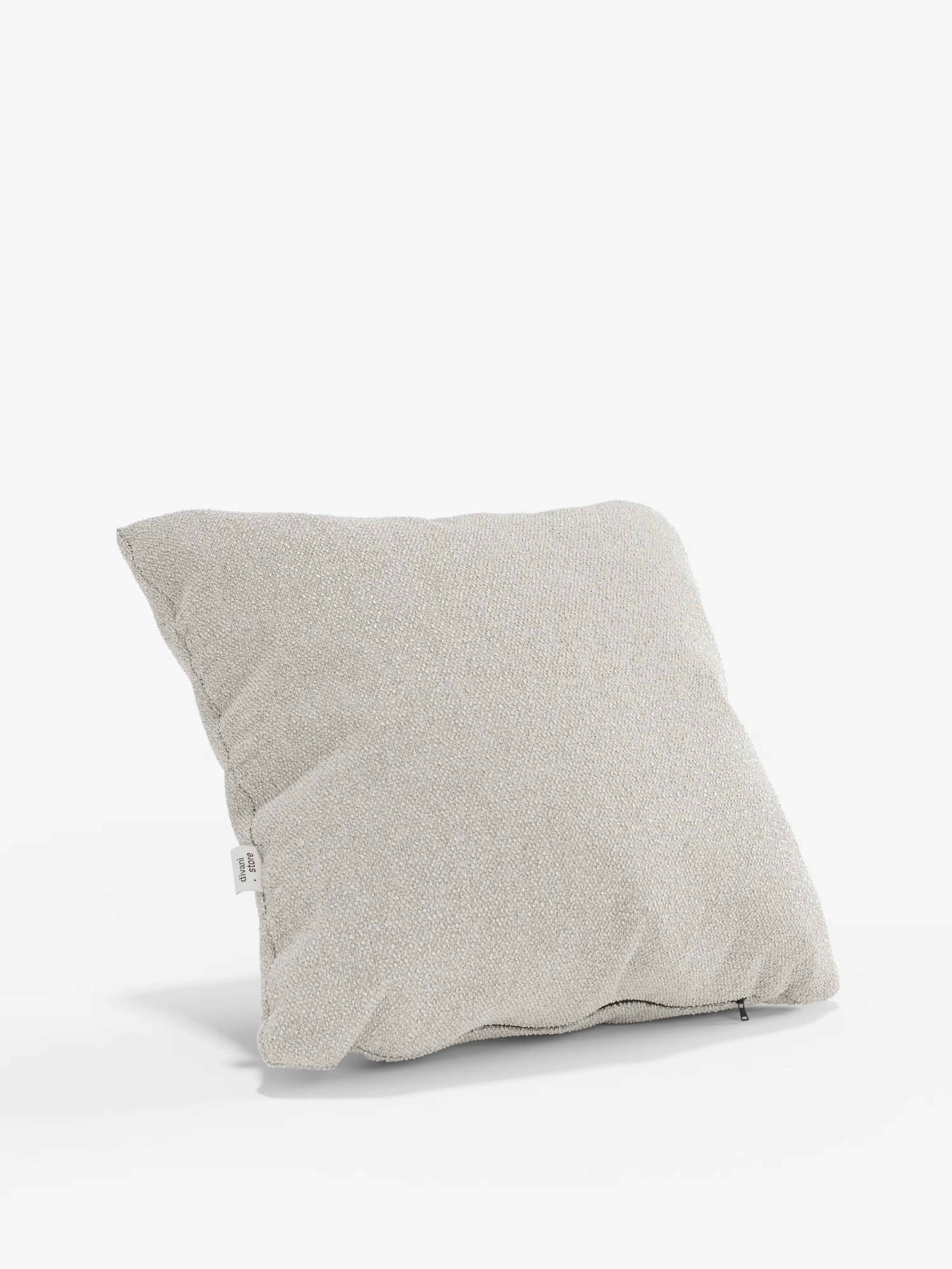 Lambada decorative square padded cushion 45x45 cm in stain-resistant cotton-effect fabric