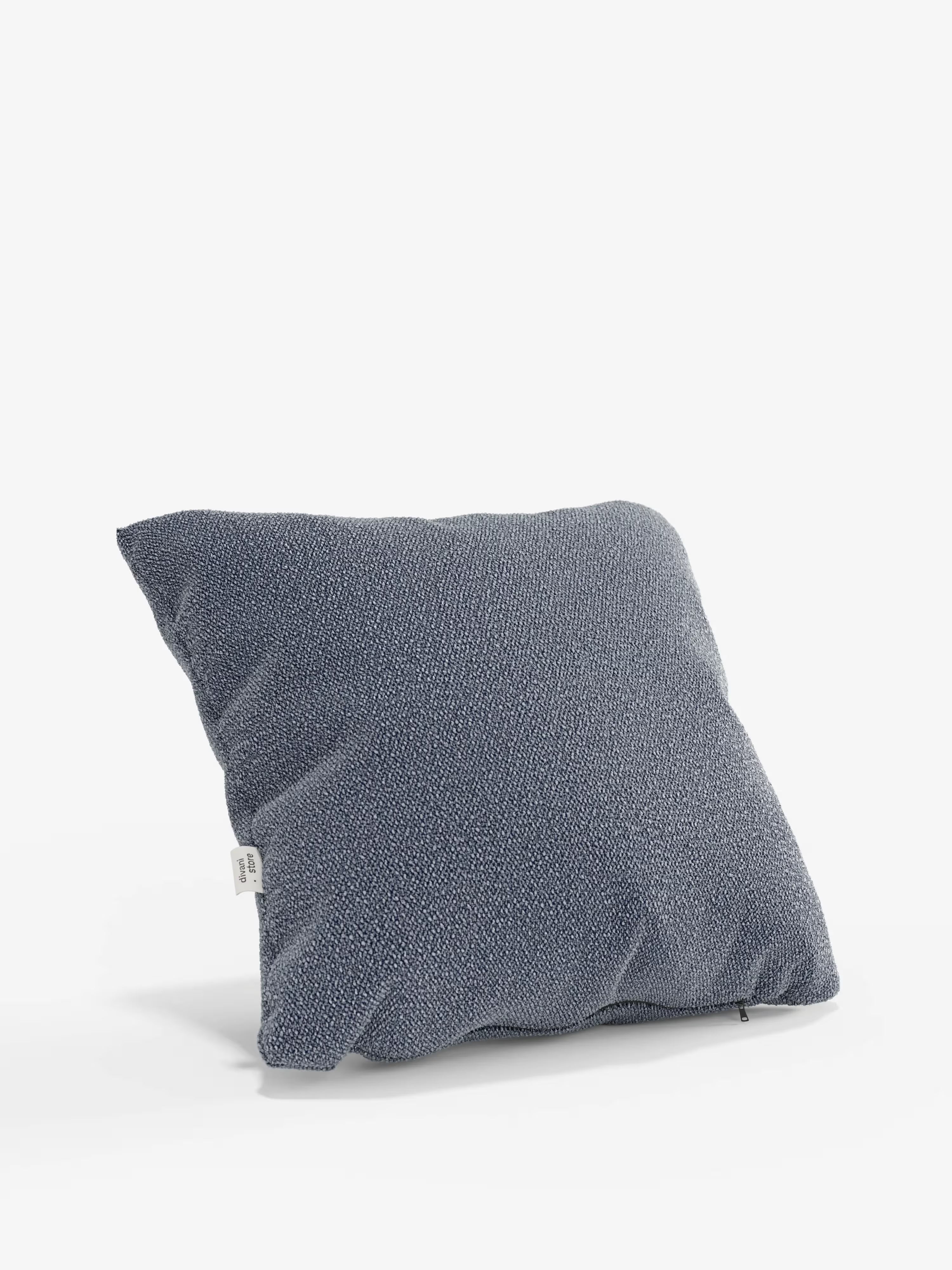 Lambada decorative square padded cushion 45x45 cm in stain-resistant cotton-effect fabric