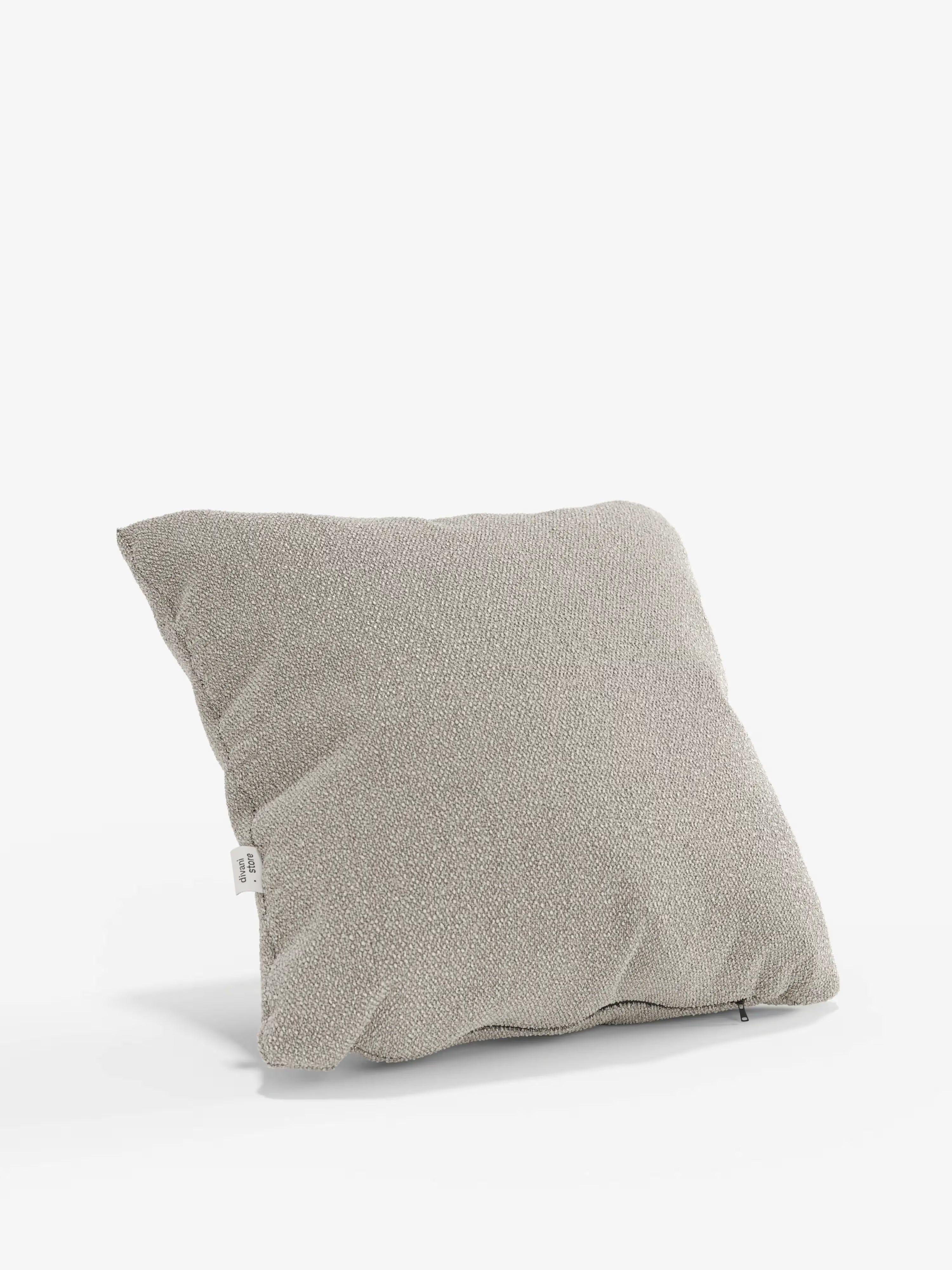 Lambada decorative square padded cushion 45x45 cm in stain-resistant cotton-effect fabric