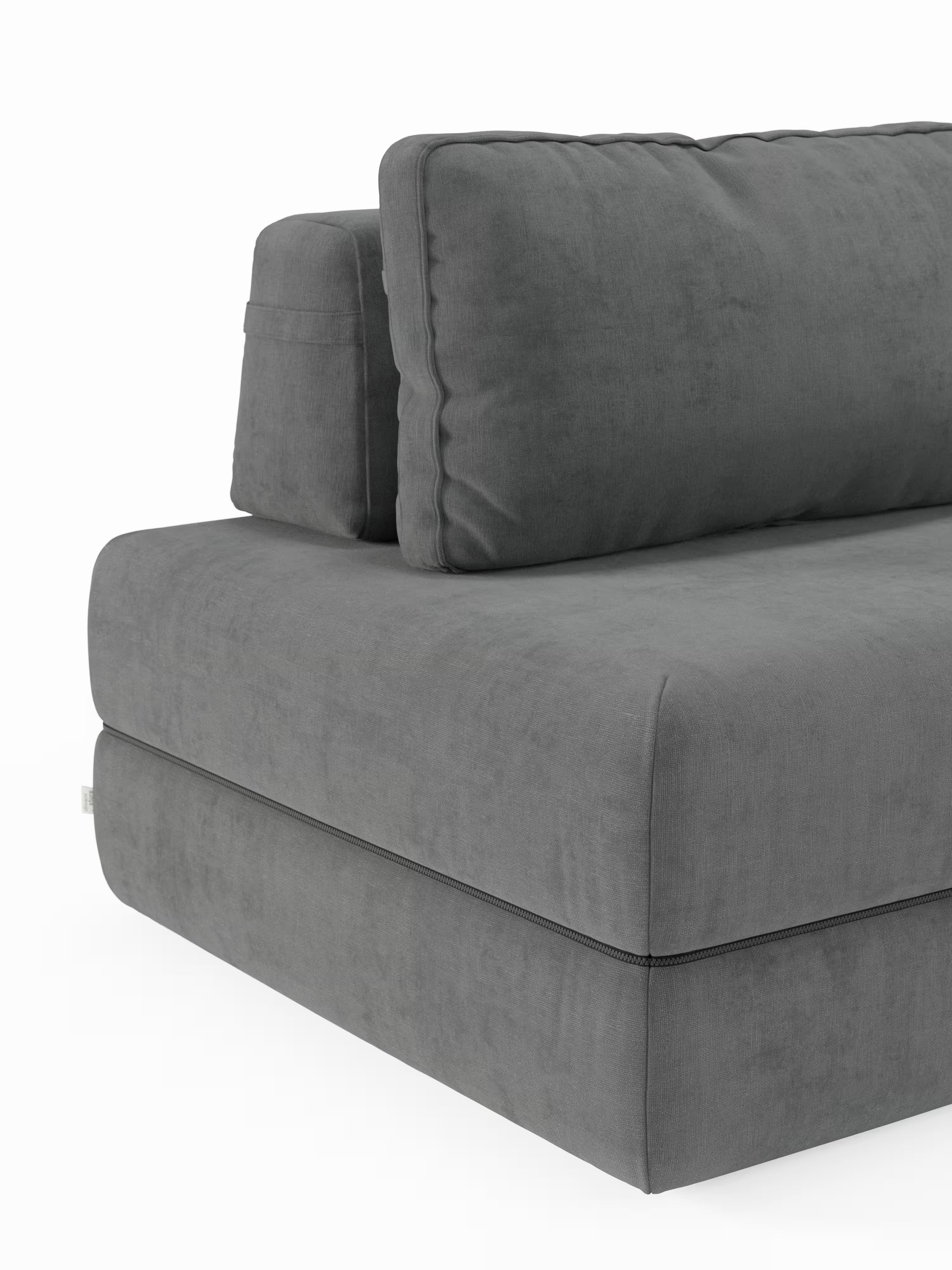 Rift Divano letto matrimoniale 3 posti moderno in tessuto smacchiabile – materasso 22 cm memory e schienali mobili