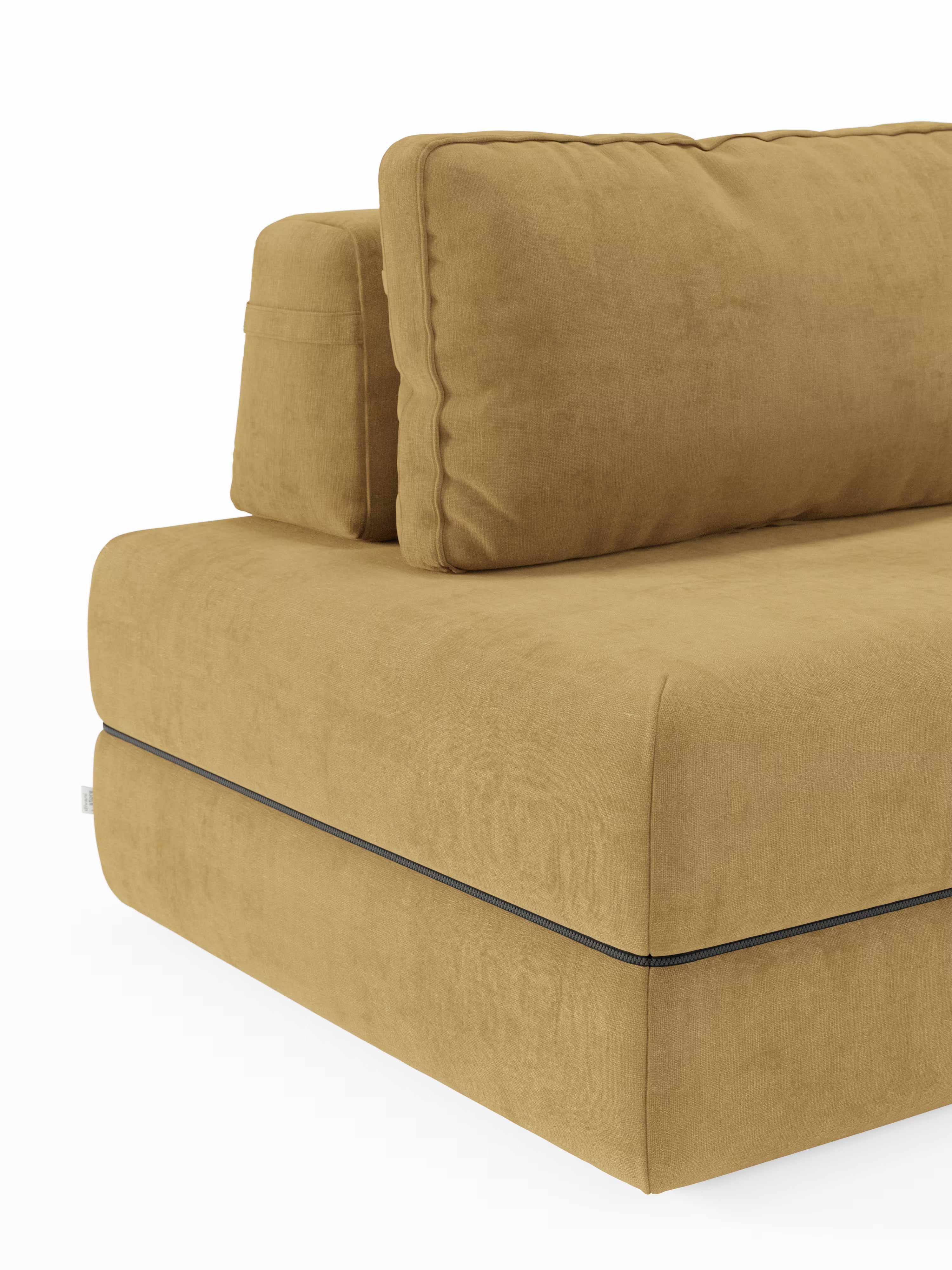 Rift Divano letto matrimoniale 3 posti moderno in tessuto smacchiabile – materasso 22 cm memory e schienali mobili