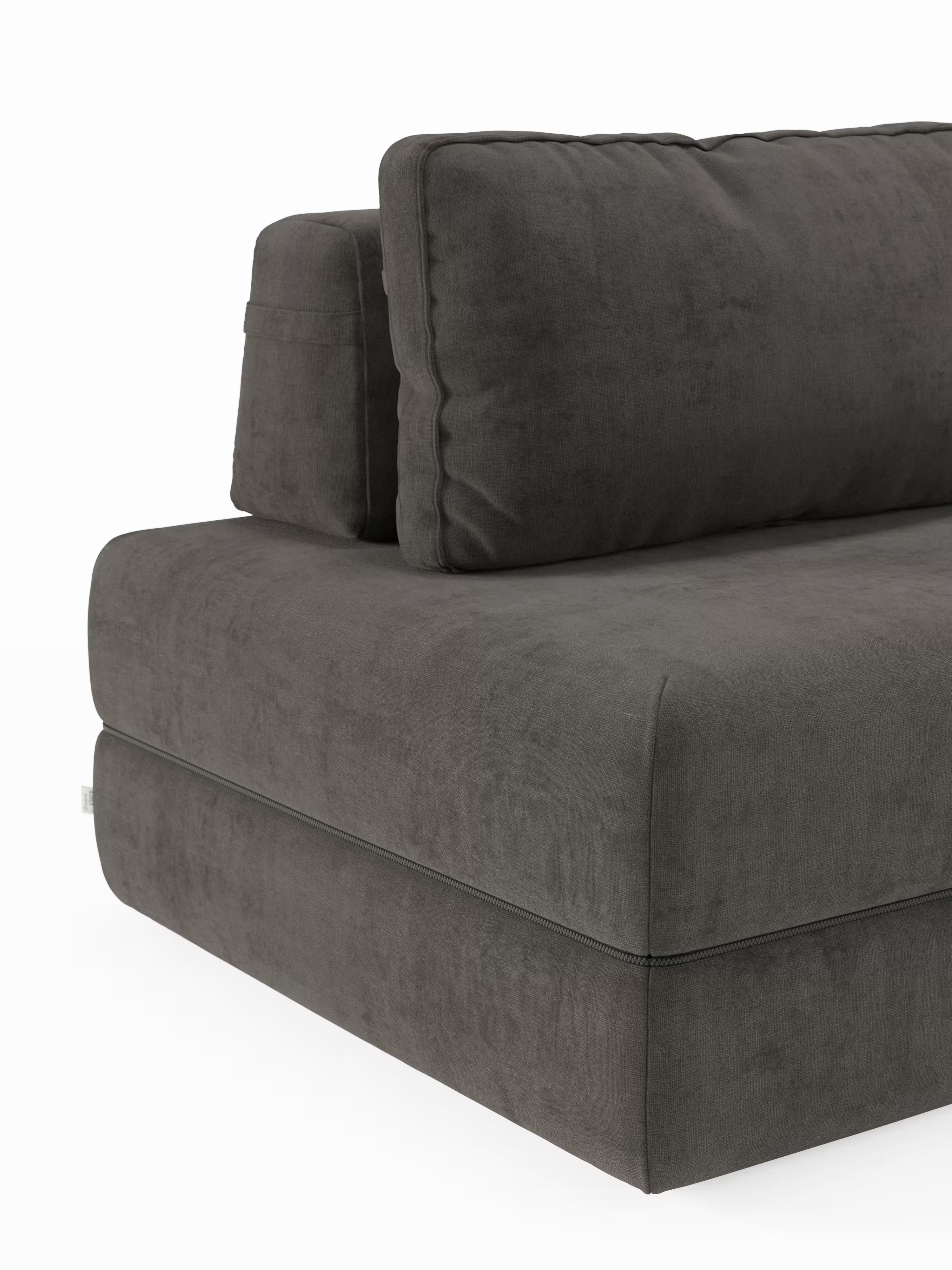 Rift Divano letto matrimoniale 3 posti moderno in tessuto smacchiabile – materasso 22 cm memory e schienali mobili