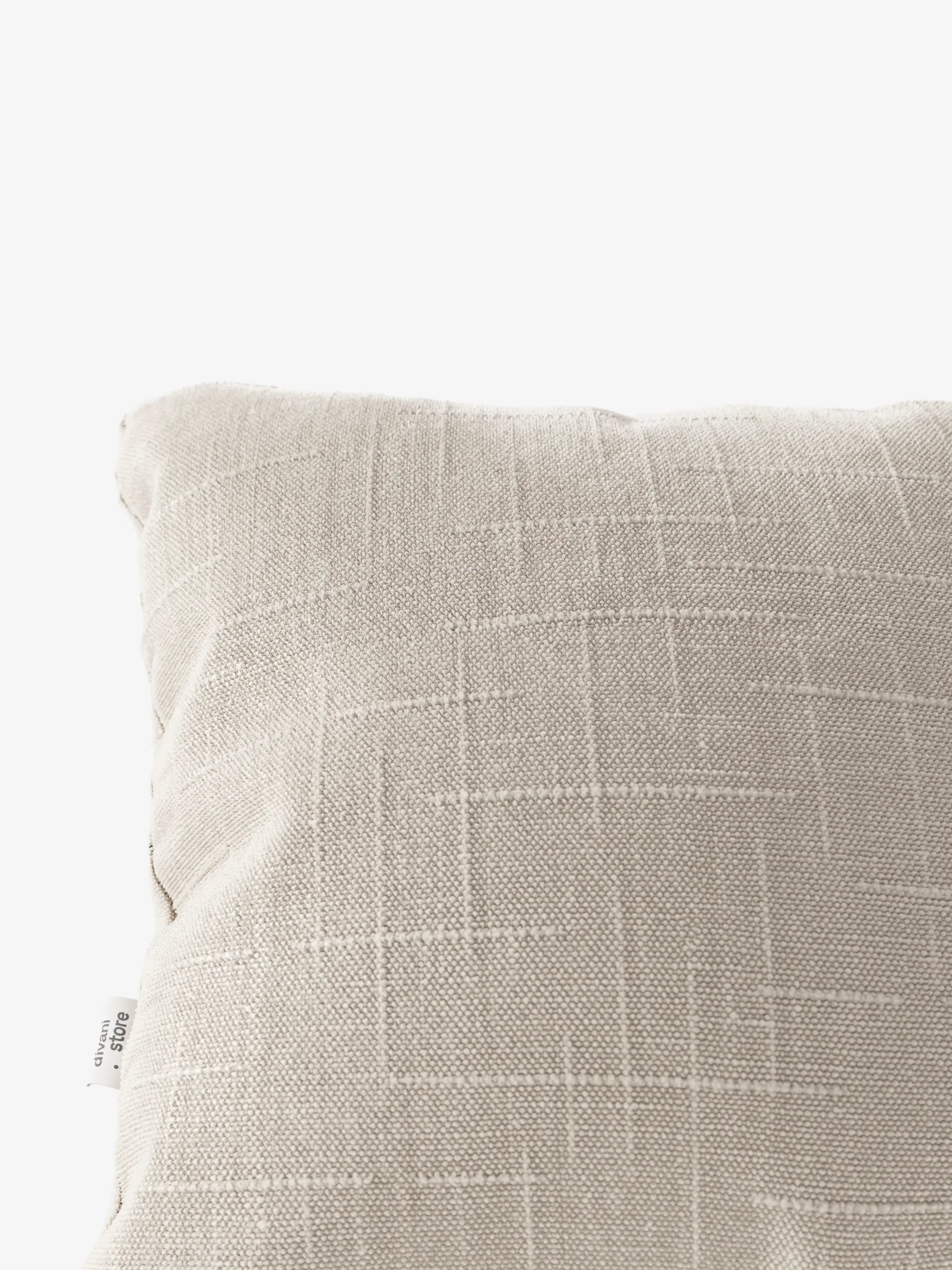 Kimono Decorative square padded cushion 45x45 in stain-resistant and water-repellent jacquard fabric