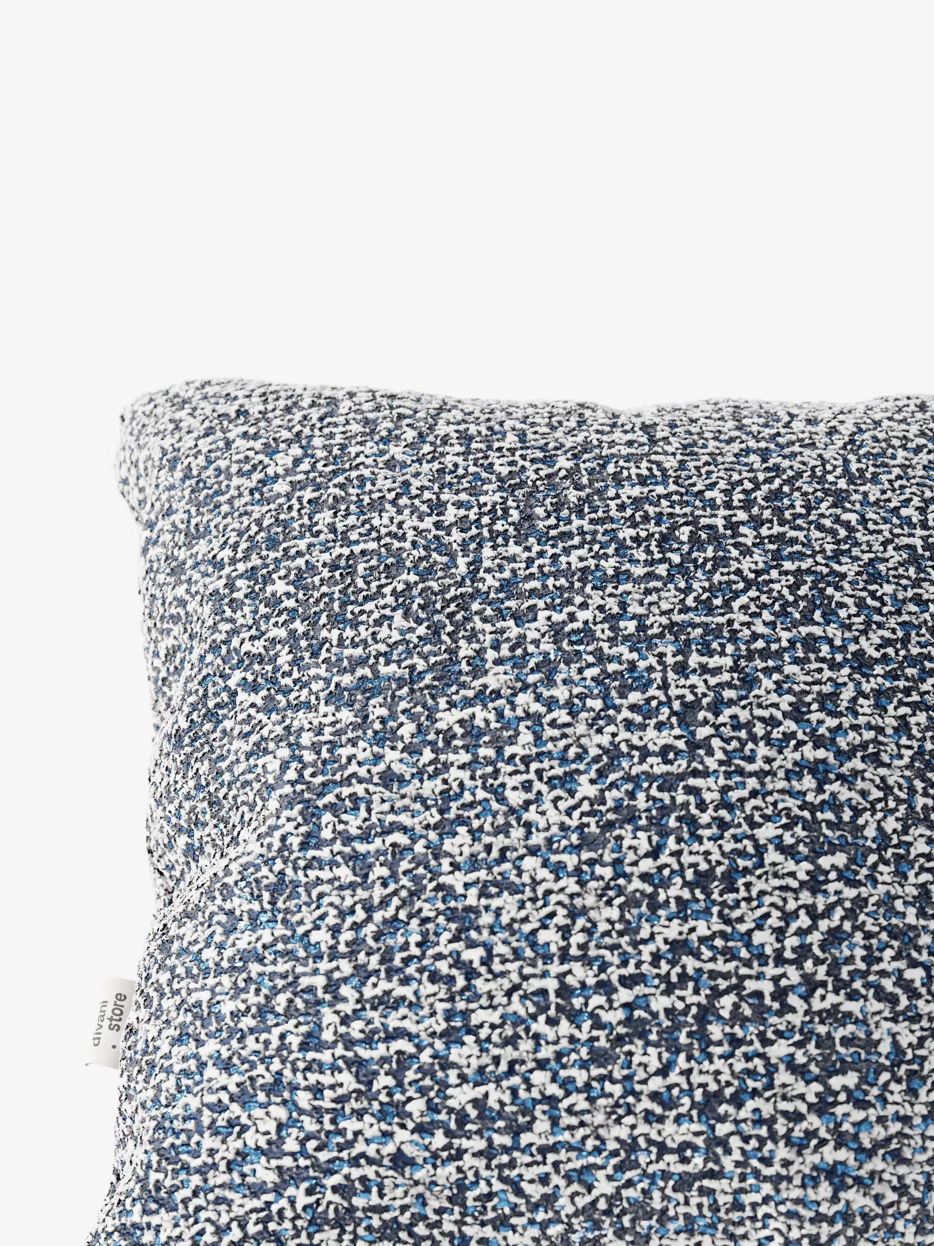 Magnolia Cuscino imbottito decorativo quadrato 45x45 in Bouclé Mélange Elegante e Materico