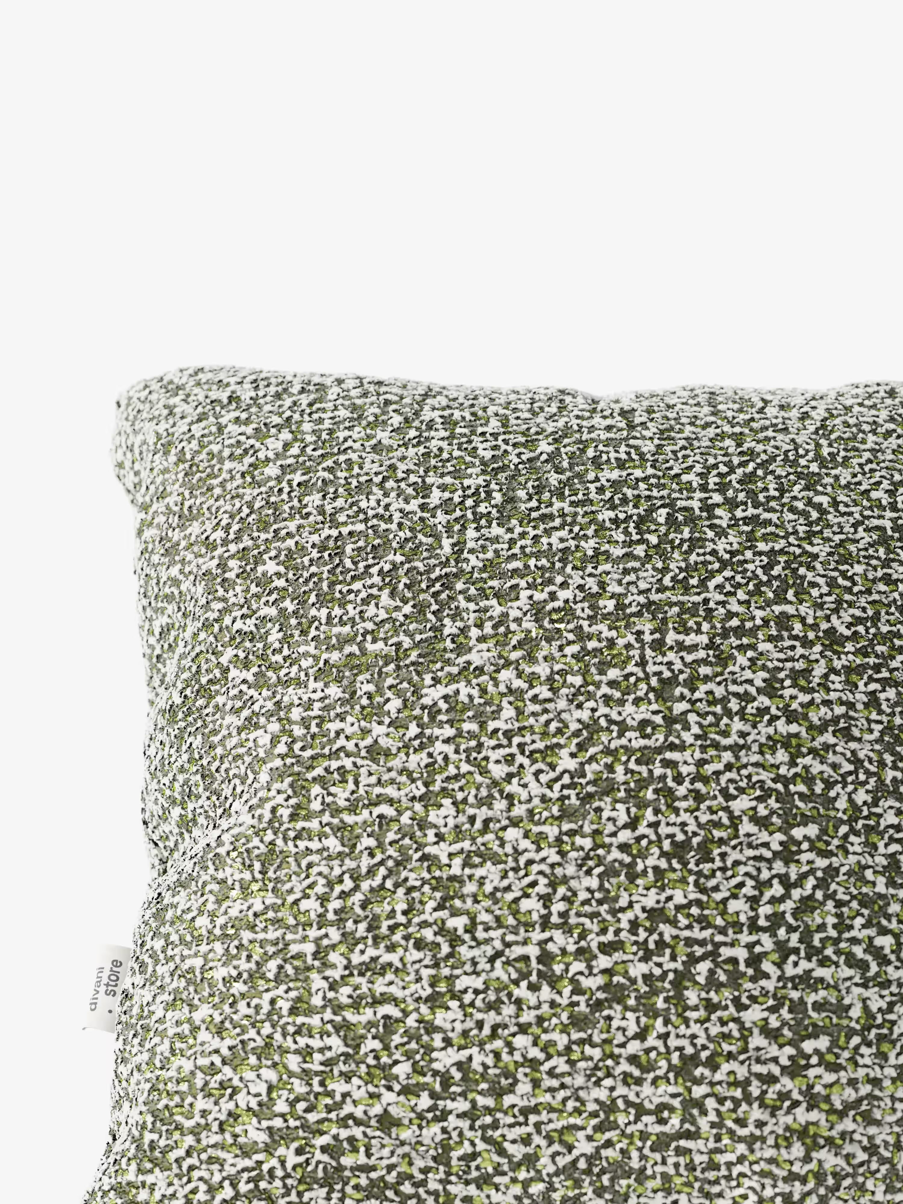 Magnolia Cuscino imbottito decorativo quadrato 45x45 in Bouclé Mélange Elegante e Materico