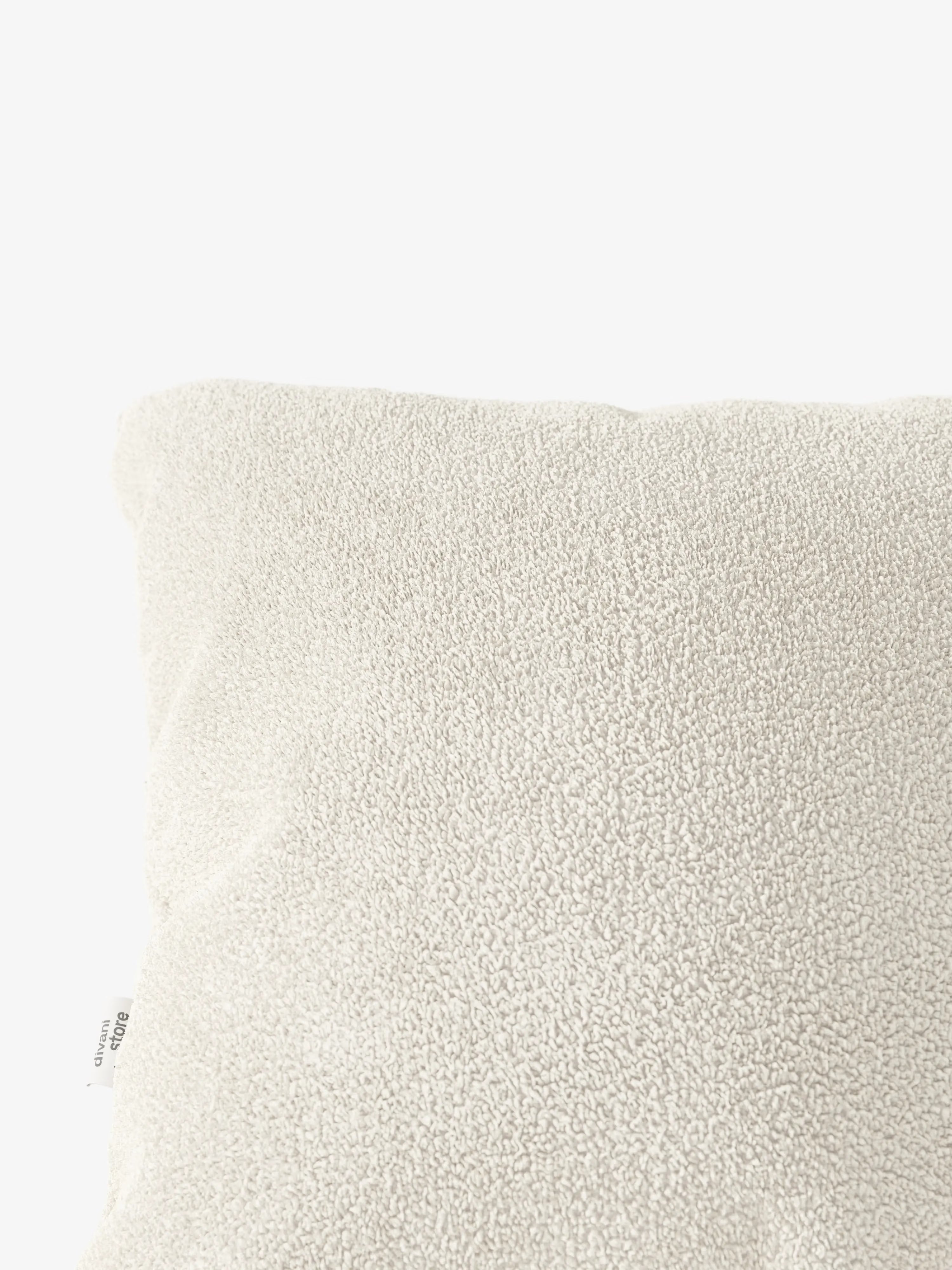 Favola Coussin décoratif carré 45x45 en tissu bouclé détachable – décoratif et design