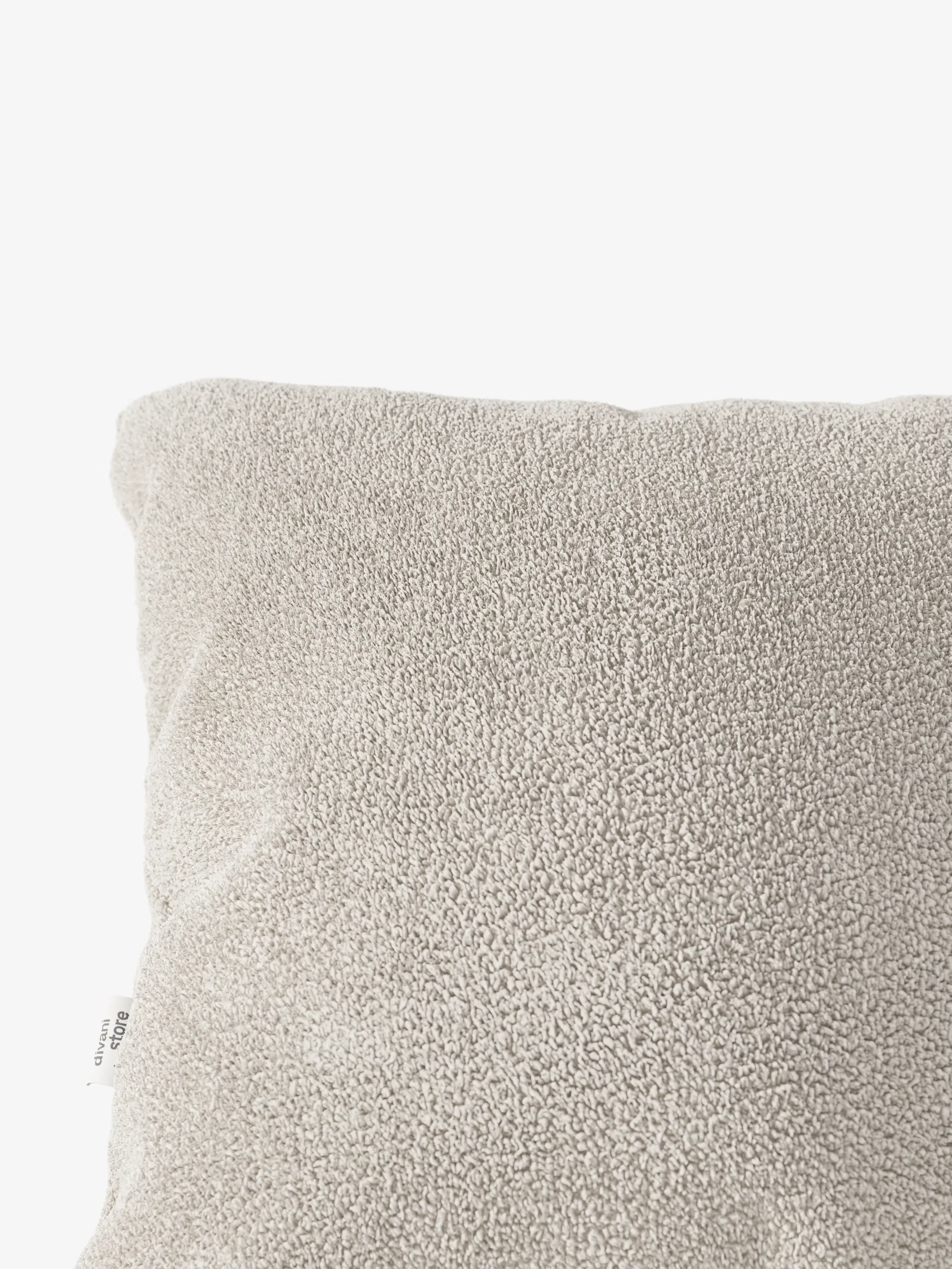 Favola Coussin décoratif carré 45x45 en tissu bouclé détachable – décoratif et design