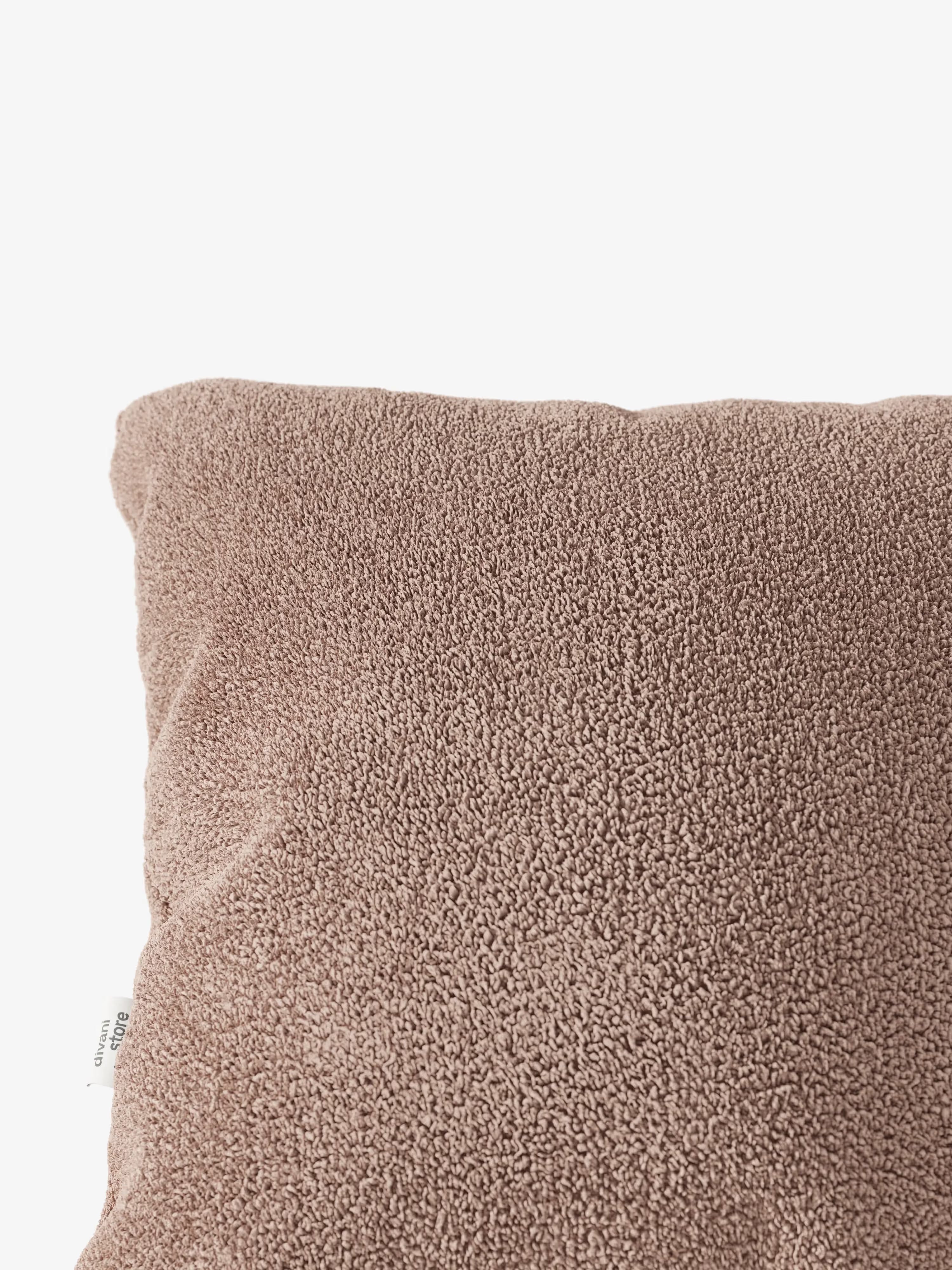 Favola Coussin décoratif carré 45x45 en tissu bouclé détachable – décoratif et design