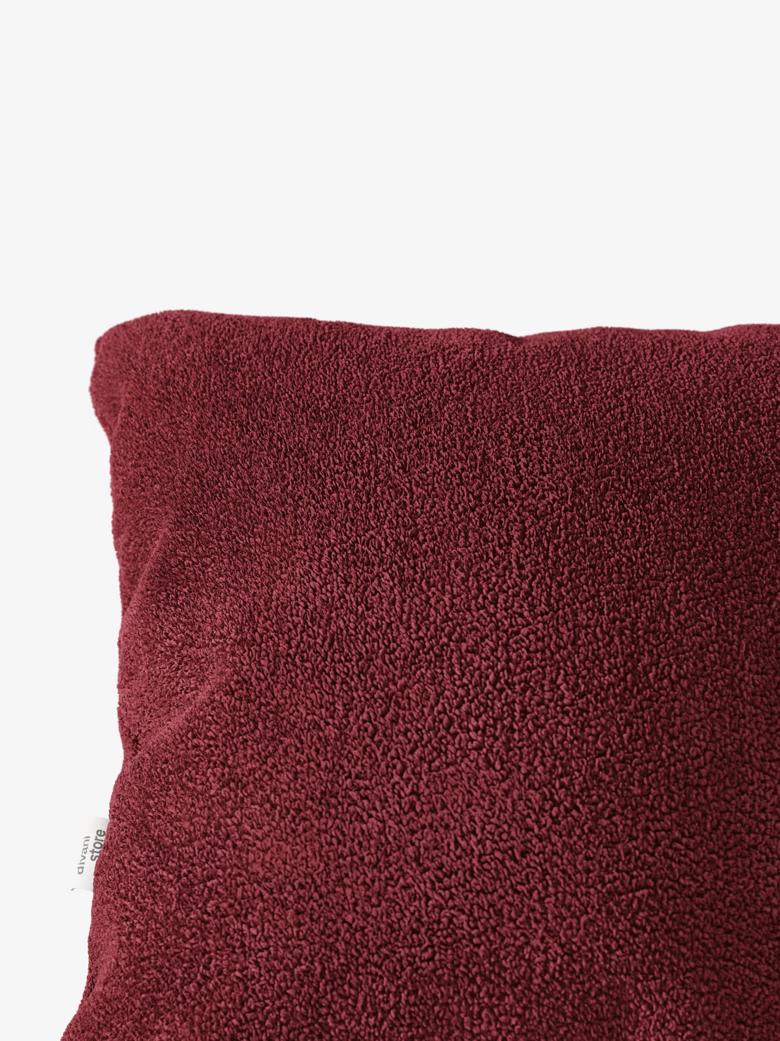 Favola Coussin décoratif carré 45x45 en tissu bouclé détachable – décoratif et design
