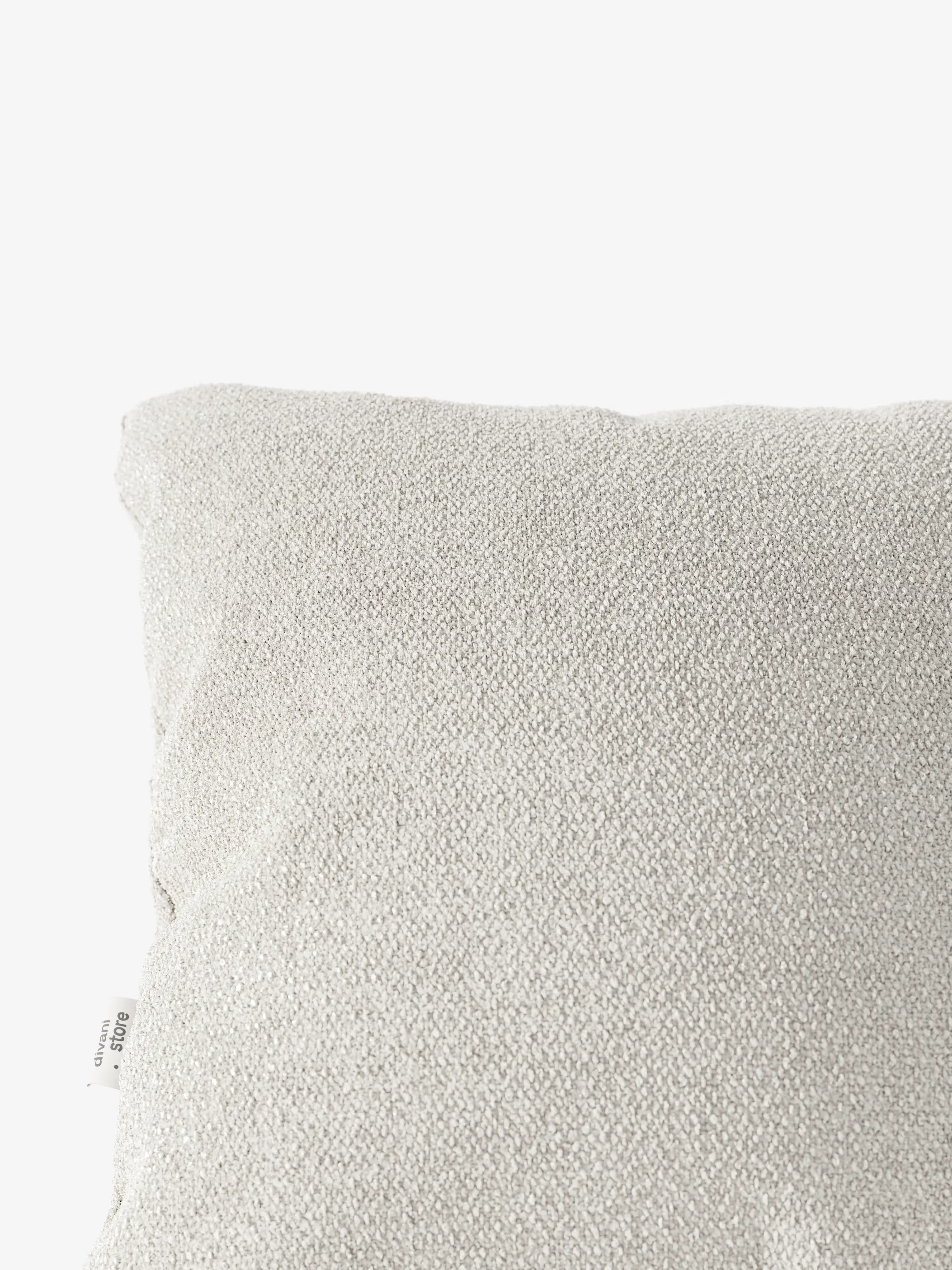 Lambada decorative square padded cushion 45x45 cm in stain-resistant cotton-effect fabric