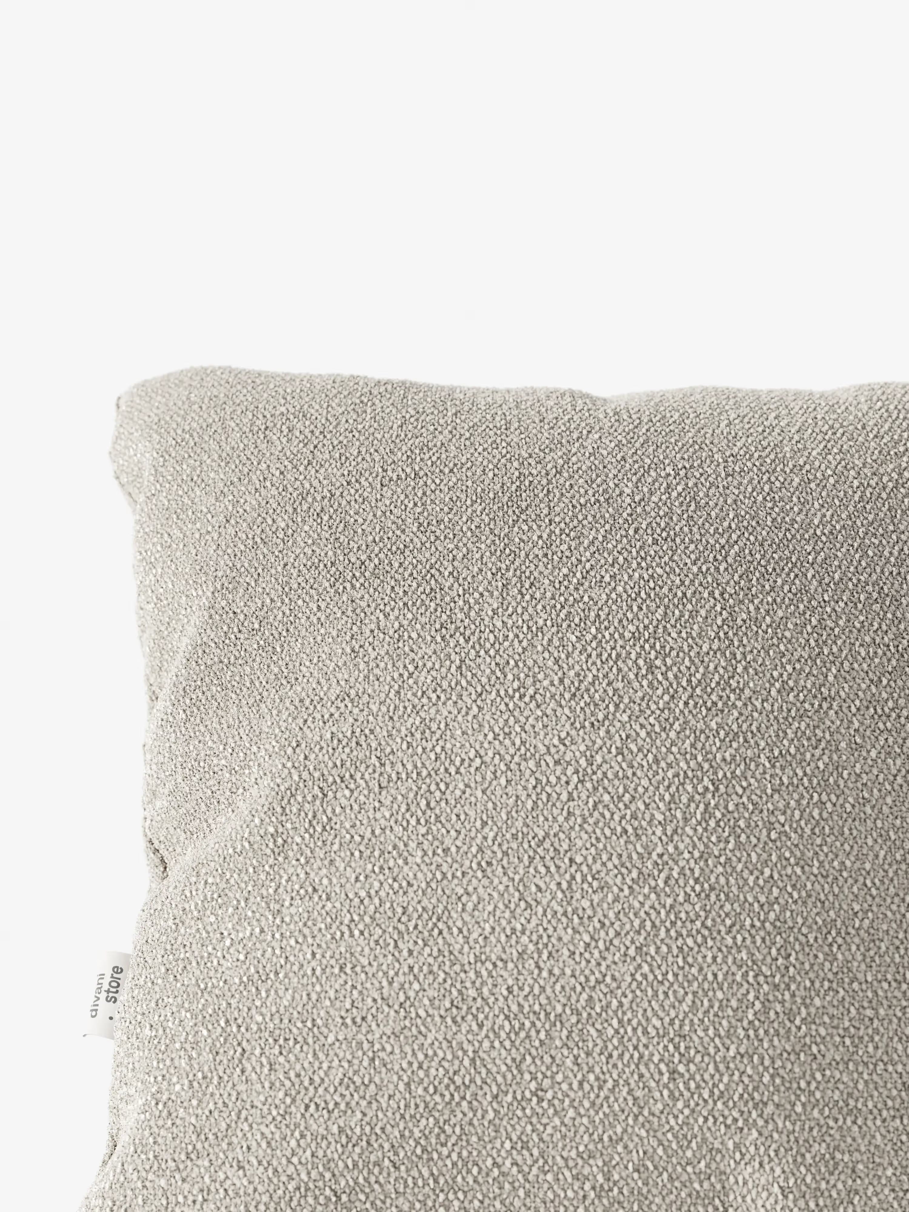 Lambada decorative square padded cushion 45x45 cm in stain-resistant cotton-effect fabric