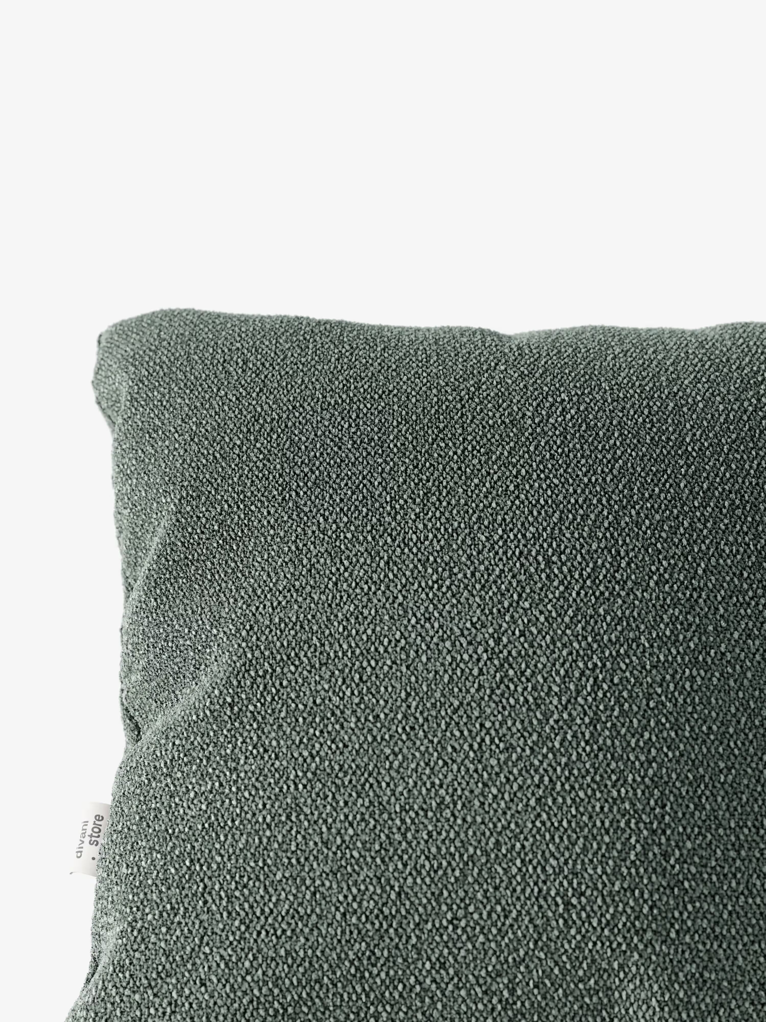 Lambada decorative square padded cushion 45x45 cm in stain-resistant cotton-effect fabric