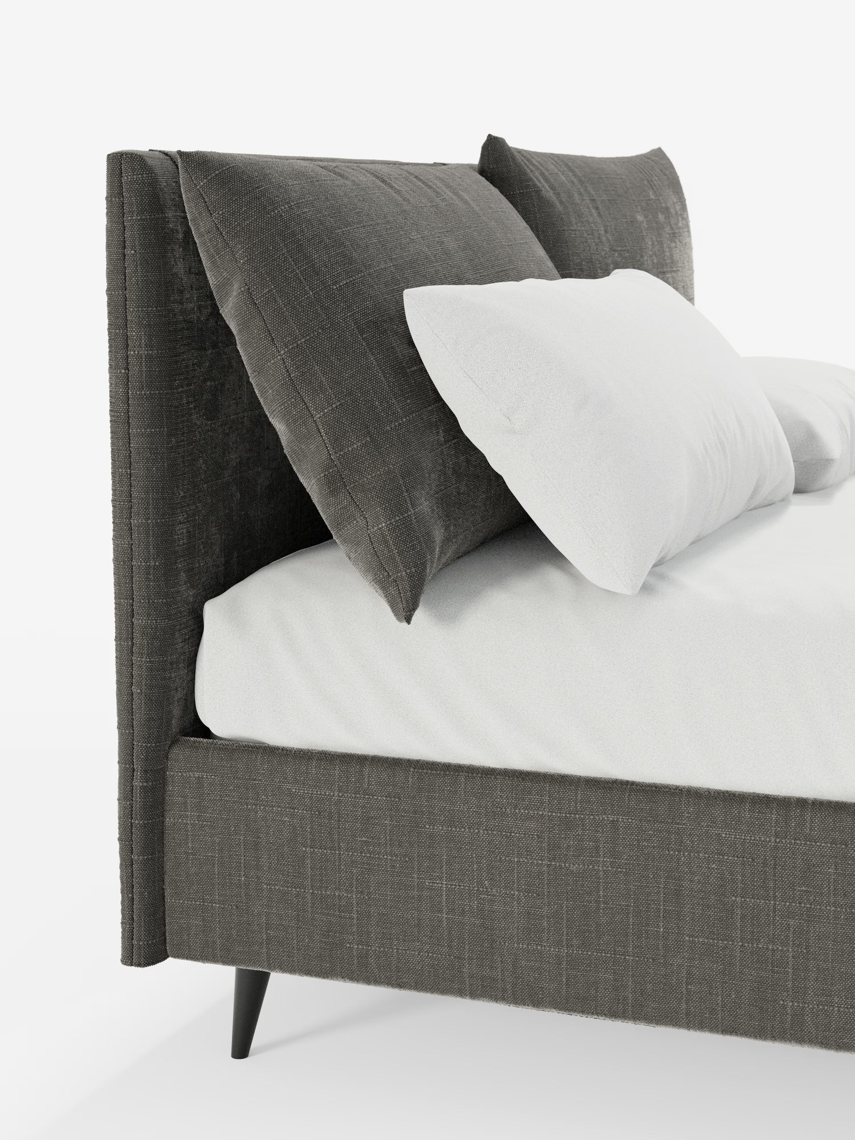 Elsa Letto Contenitore Imbottito sfoderabile in tessuto Kimono jacquard smacchiabile